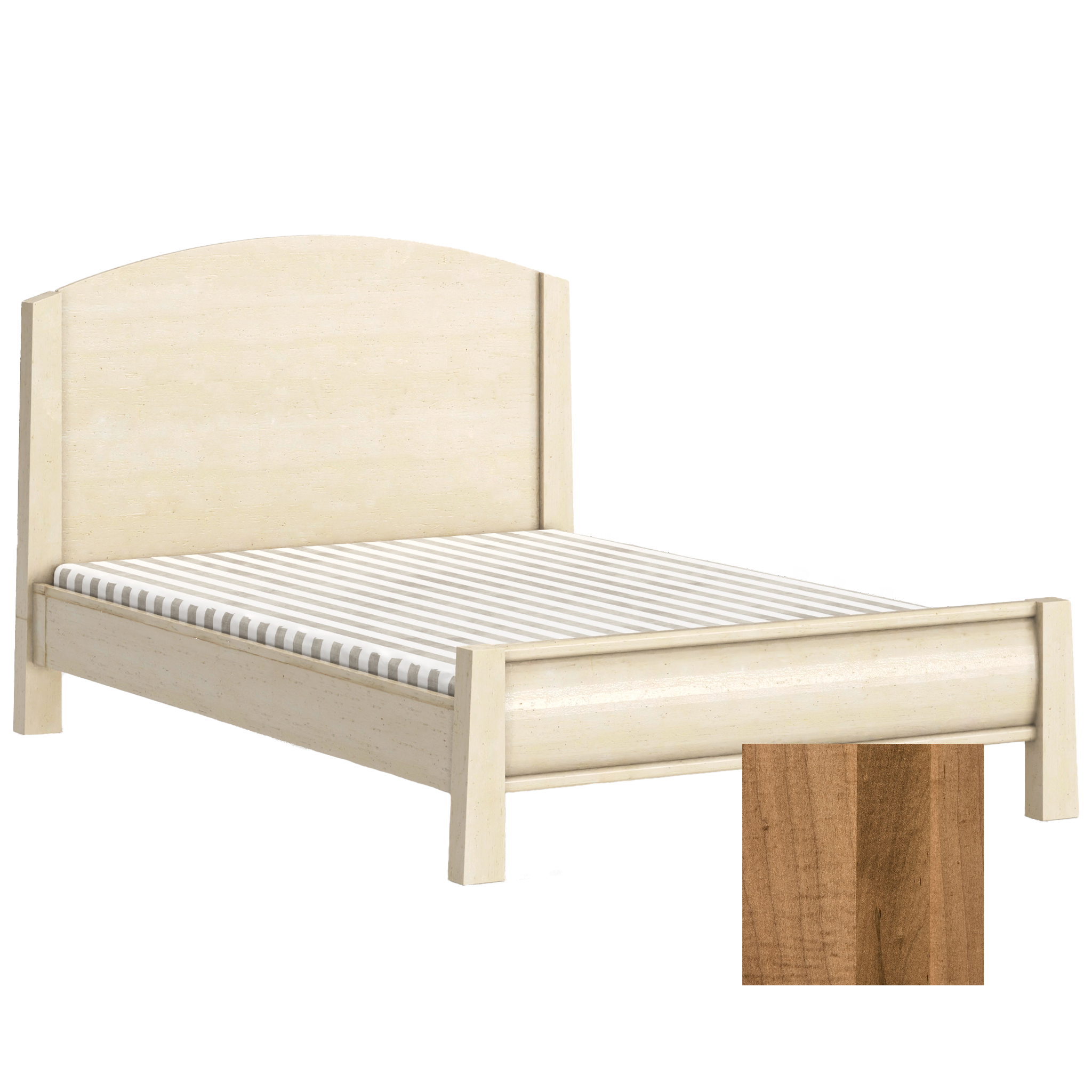 Sage Low Profile Footboard for High Back Arched Crib - Tots to Teens Furniture