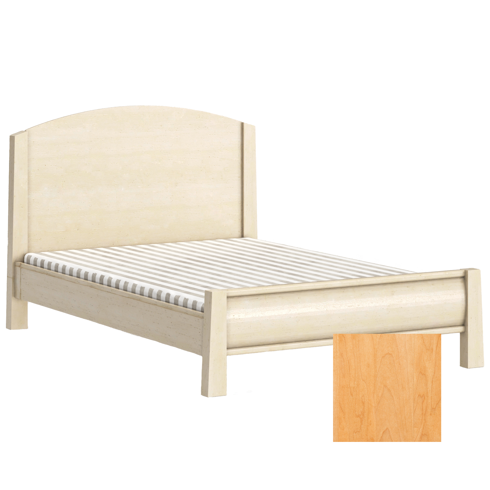 Sage Low Profile Footboard for High Back Arched Crib - Tots to Teens Furniture