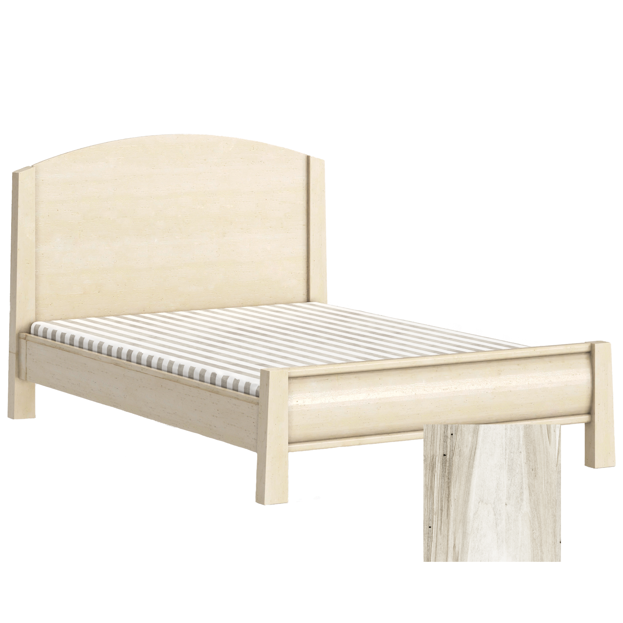 Sage Low Profile Footboard for High Back Arched Crib - Tots to Teens Furniture