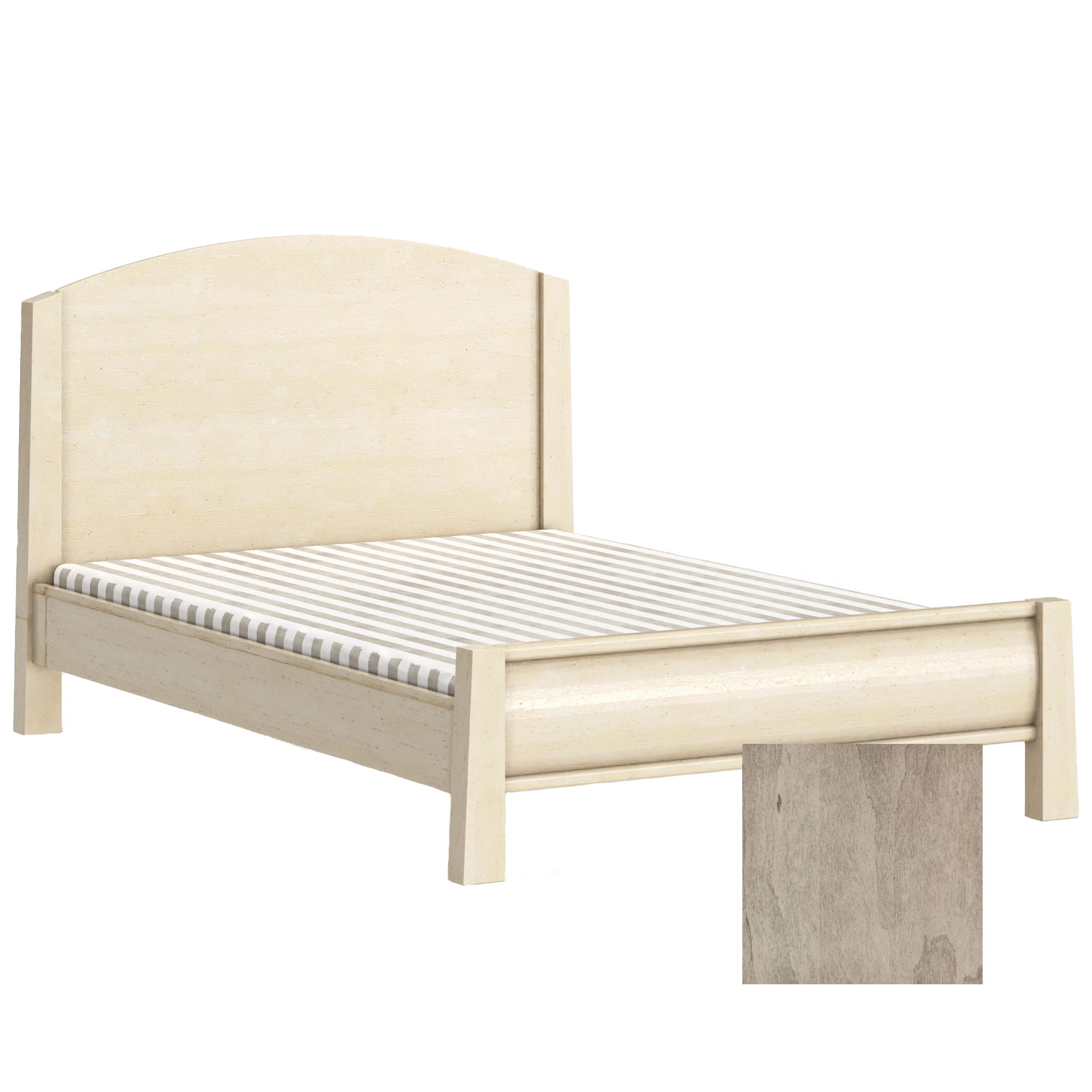 Sage Low Profile Footboard for High Back Arched Crib - Tots to Teens Furniture