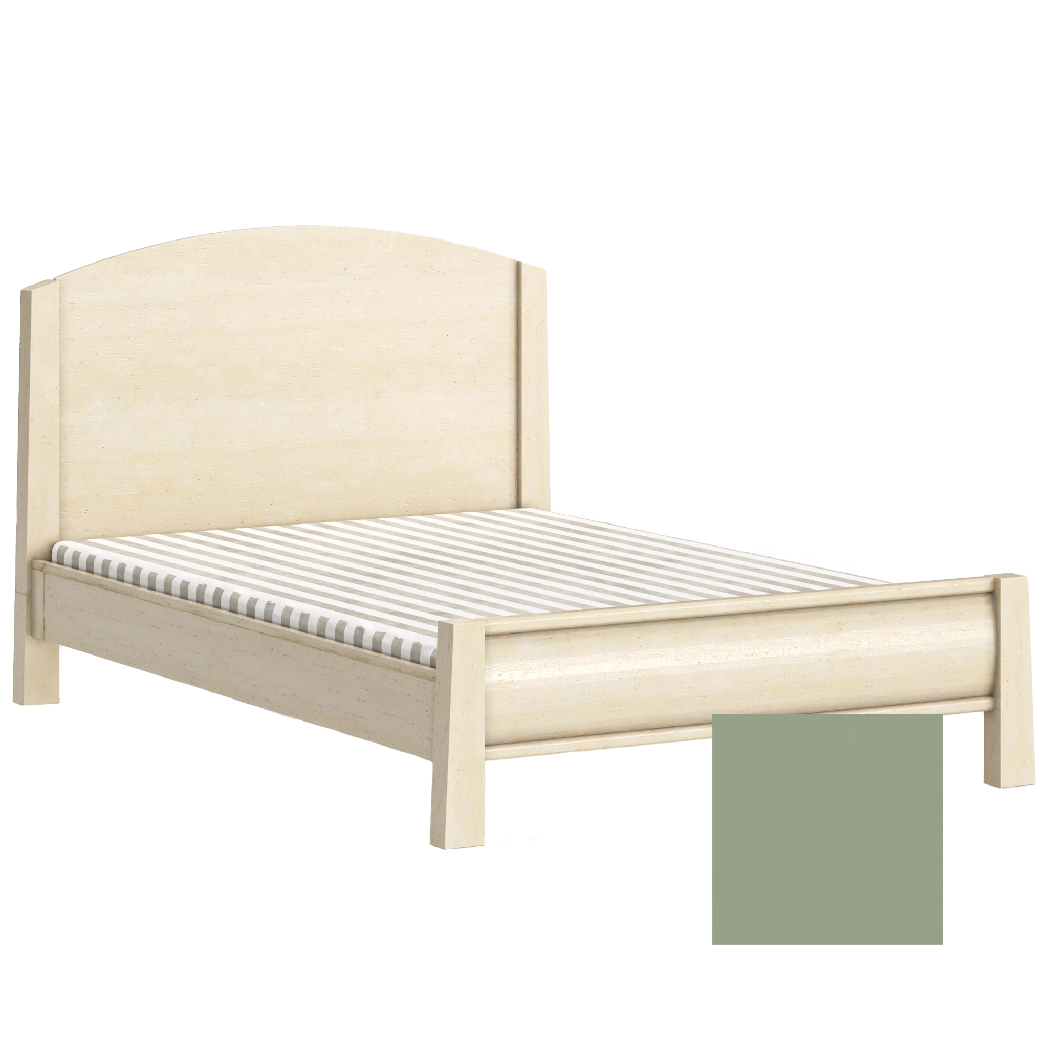 Sage Low Profile Footboard for High Back Arched Crib - Tots to Teens Furniture