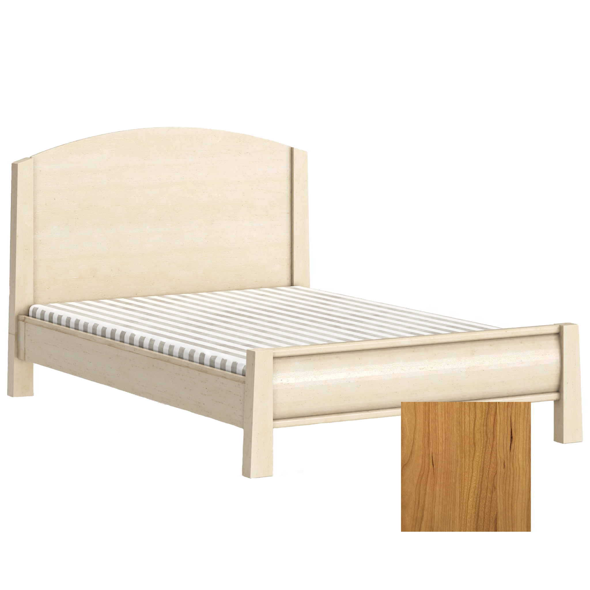 Sage Low Profile Footboard for High Back Arched Crib - Tots to Teens Furniture