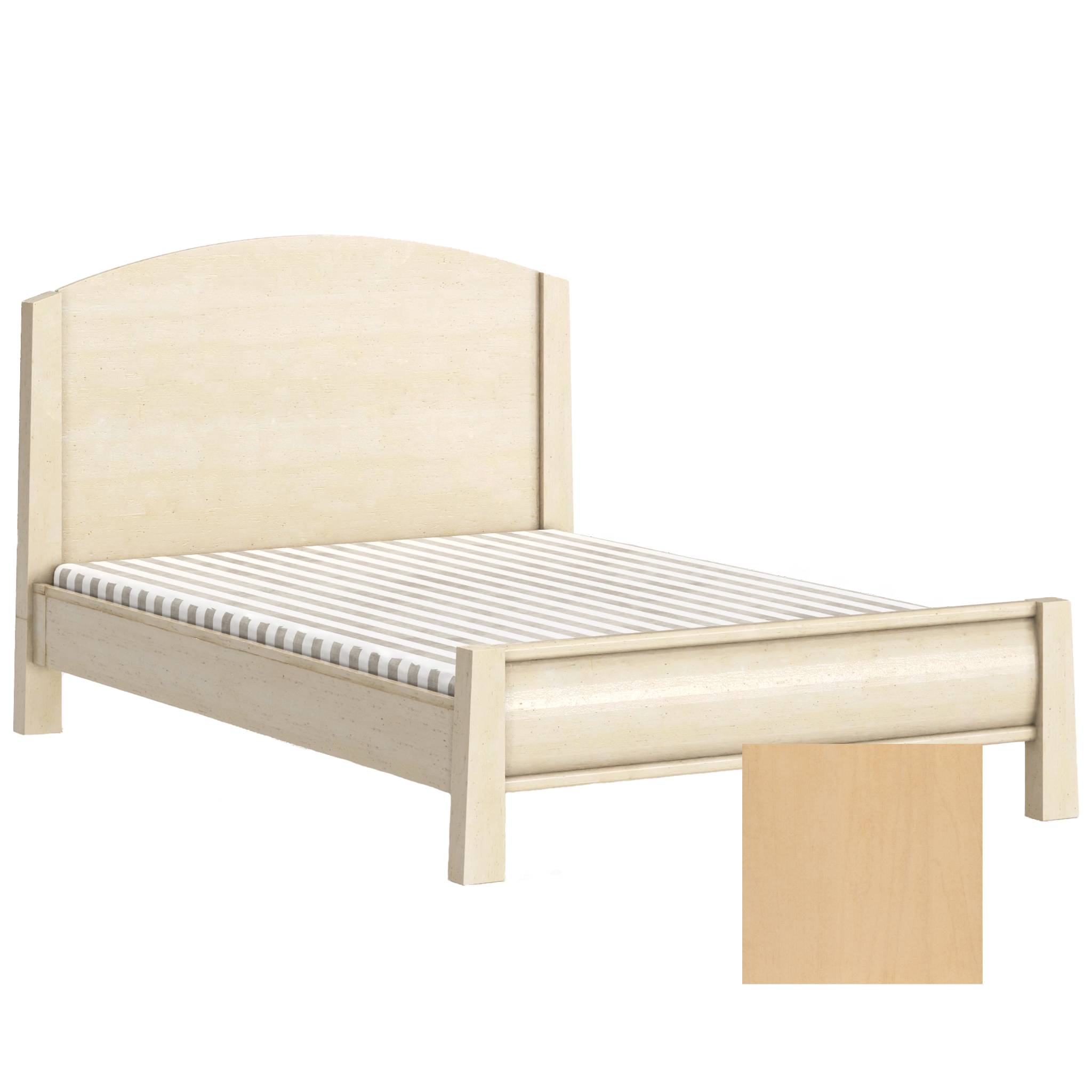 Sage Low Profile Footboard for High Back Arched Crib - Tots to Teens Furniture