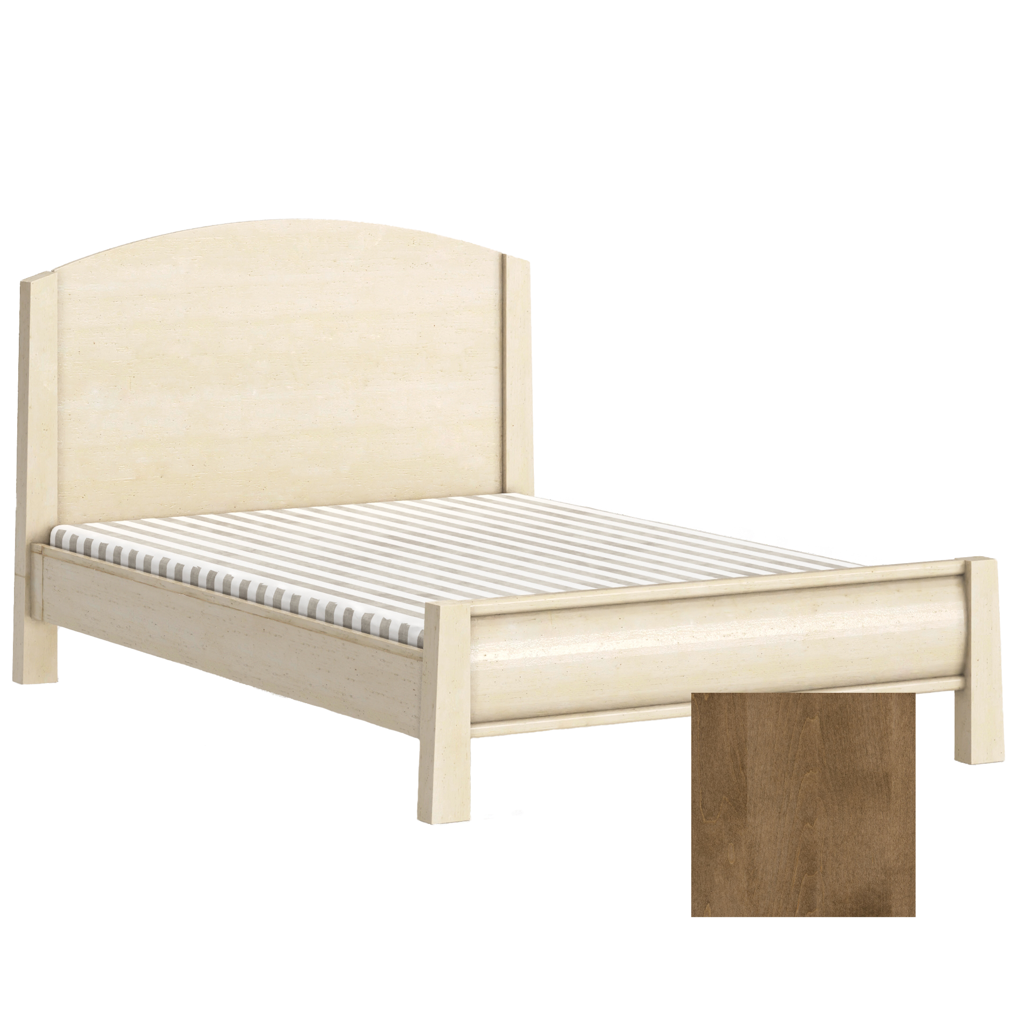 Sage Low Profile Footboard for High Back Arched Crib - Tots to Teens Furniture