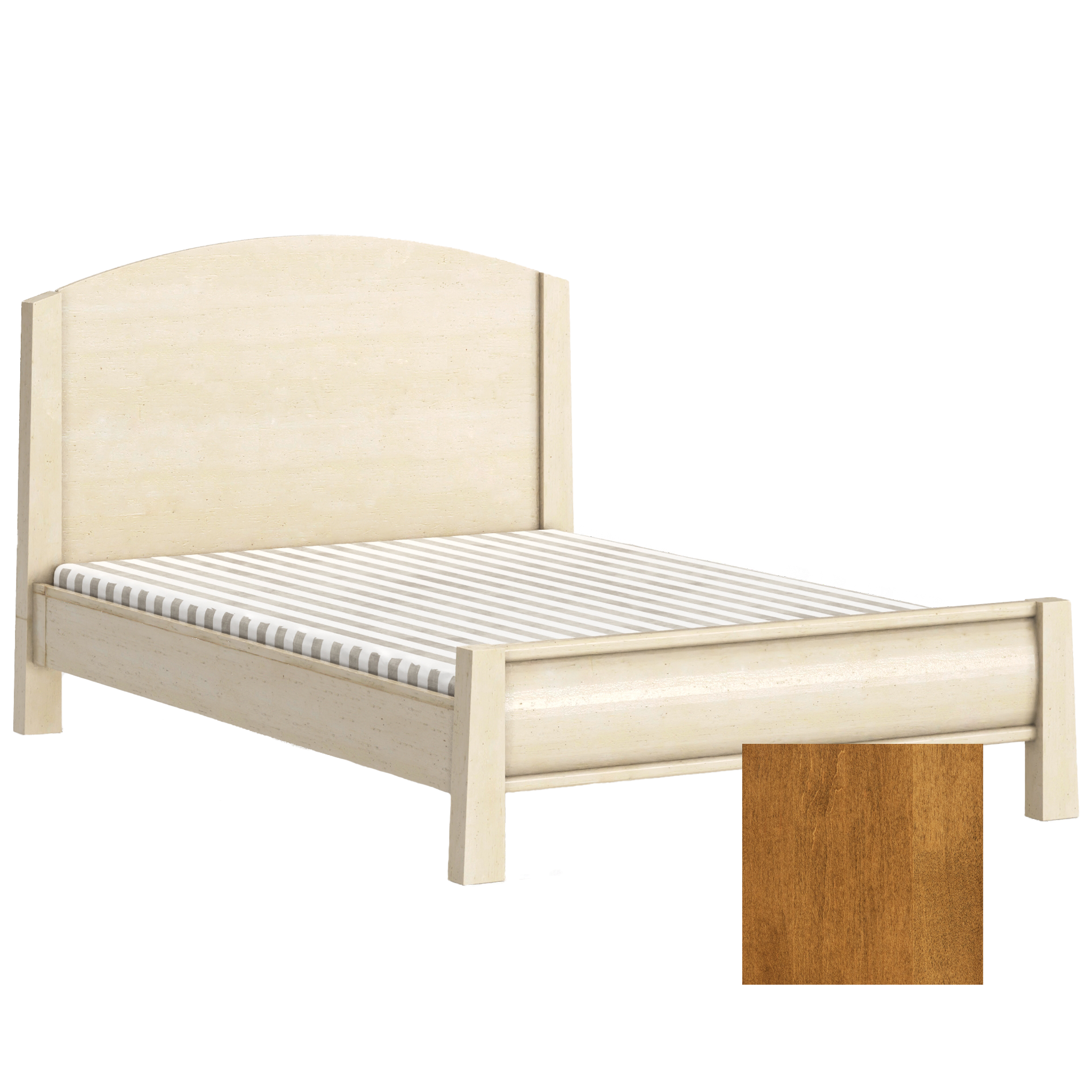 Sage Low Profile Footboard for High Back Arched Crib - Tots to Teens Furniture