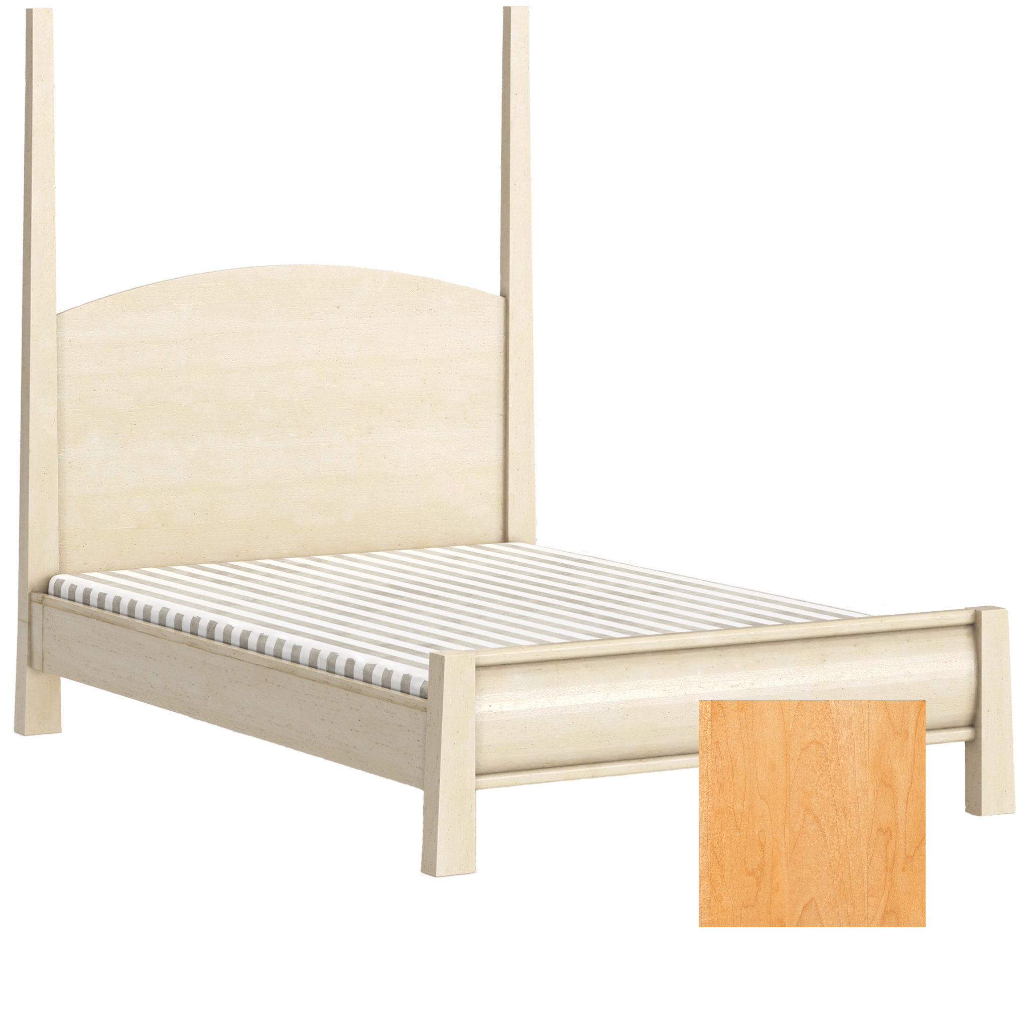 Sage High Back Adult Bed Posts - Tots to Teens Furniture