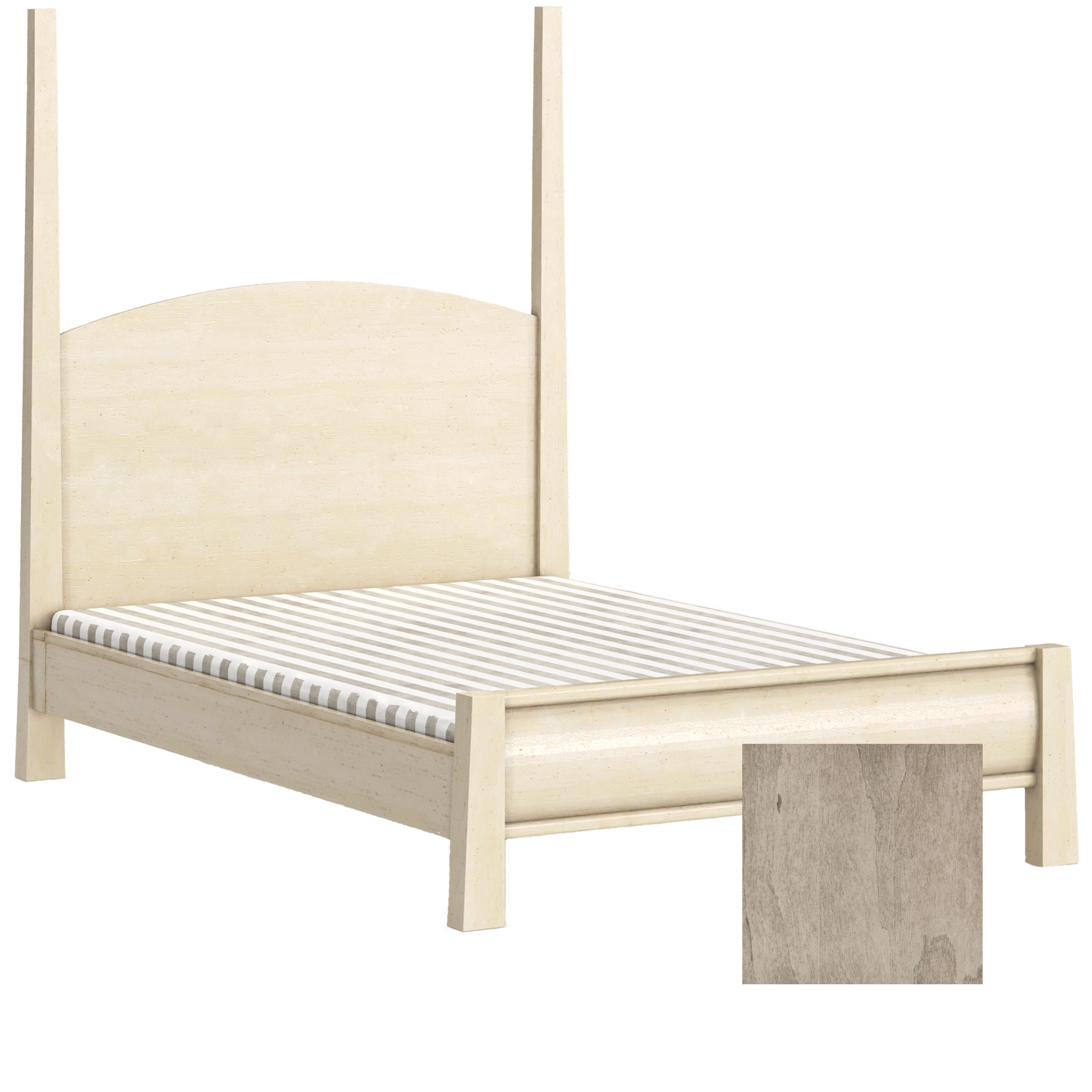 Sage High Back Adult Bed Posts - Tots to Teens Furniture