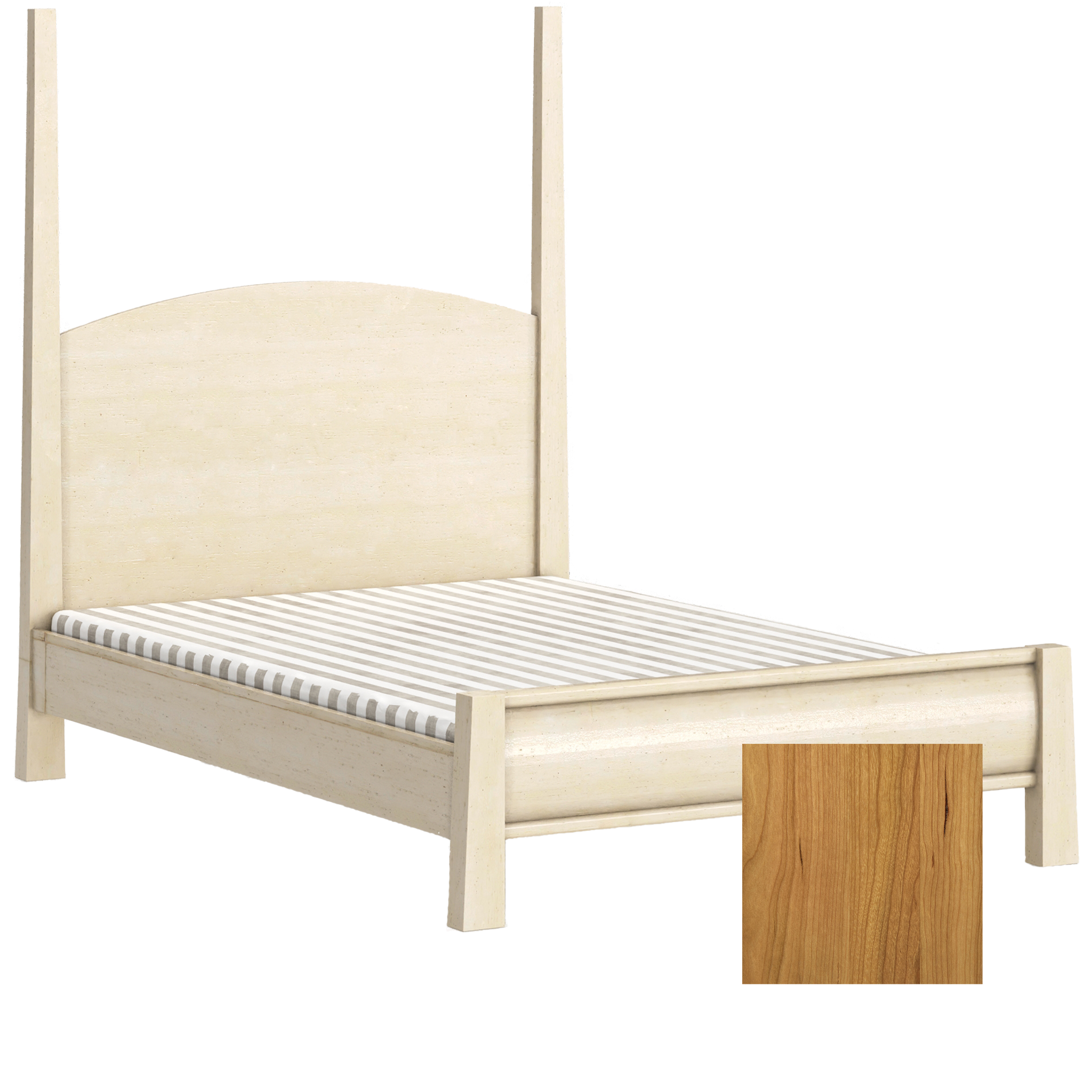 Sage High Back Adult Bed Posts - Tots to Teens Furniture