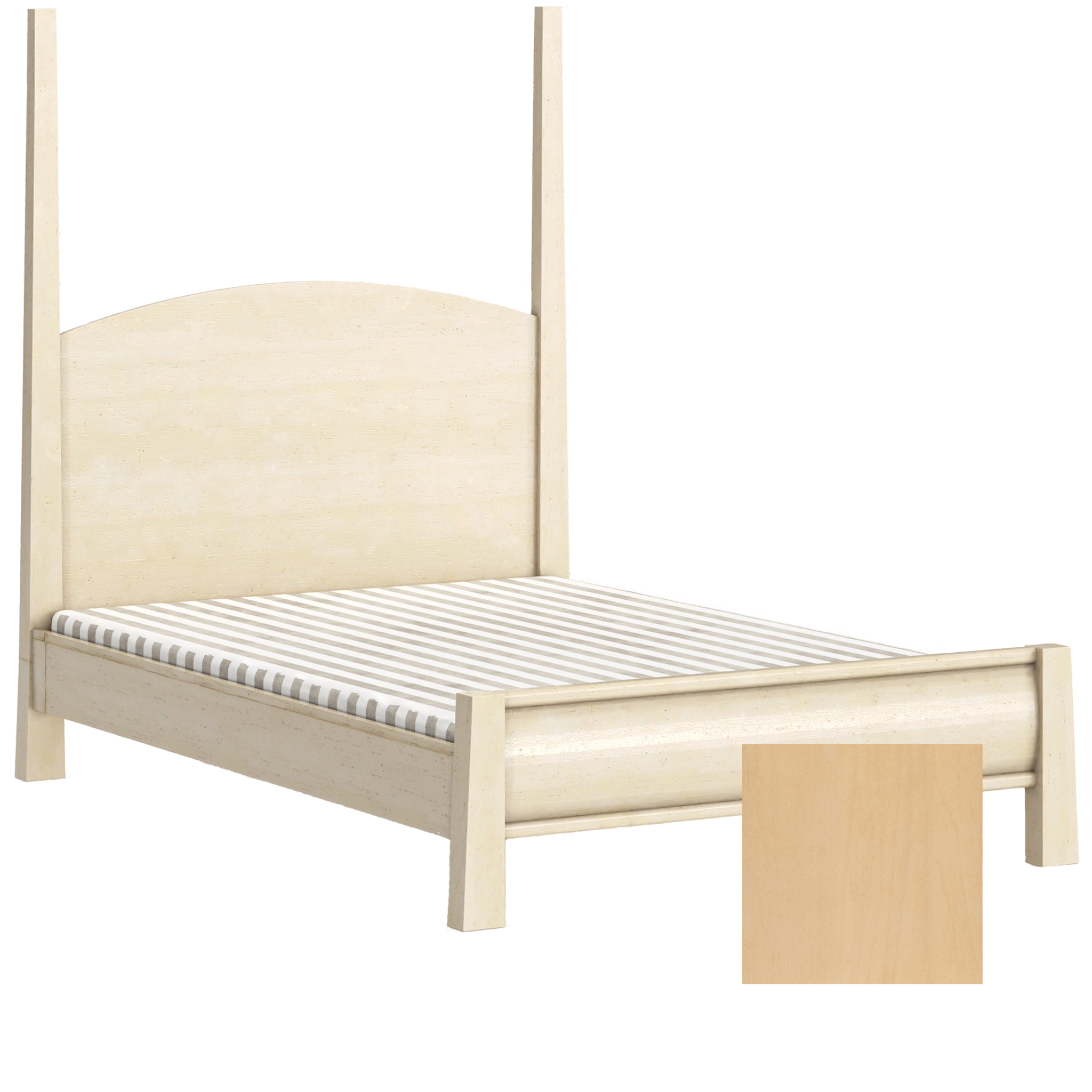 Sage High Back Adult Bed Posts - Tots to Teens Furniture