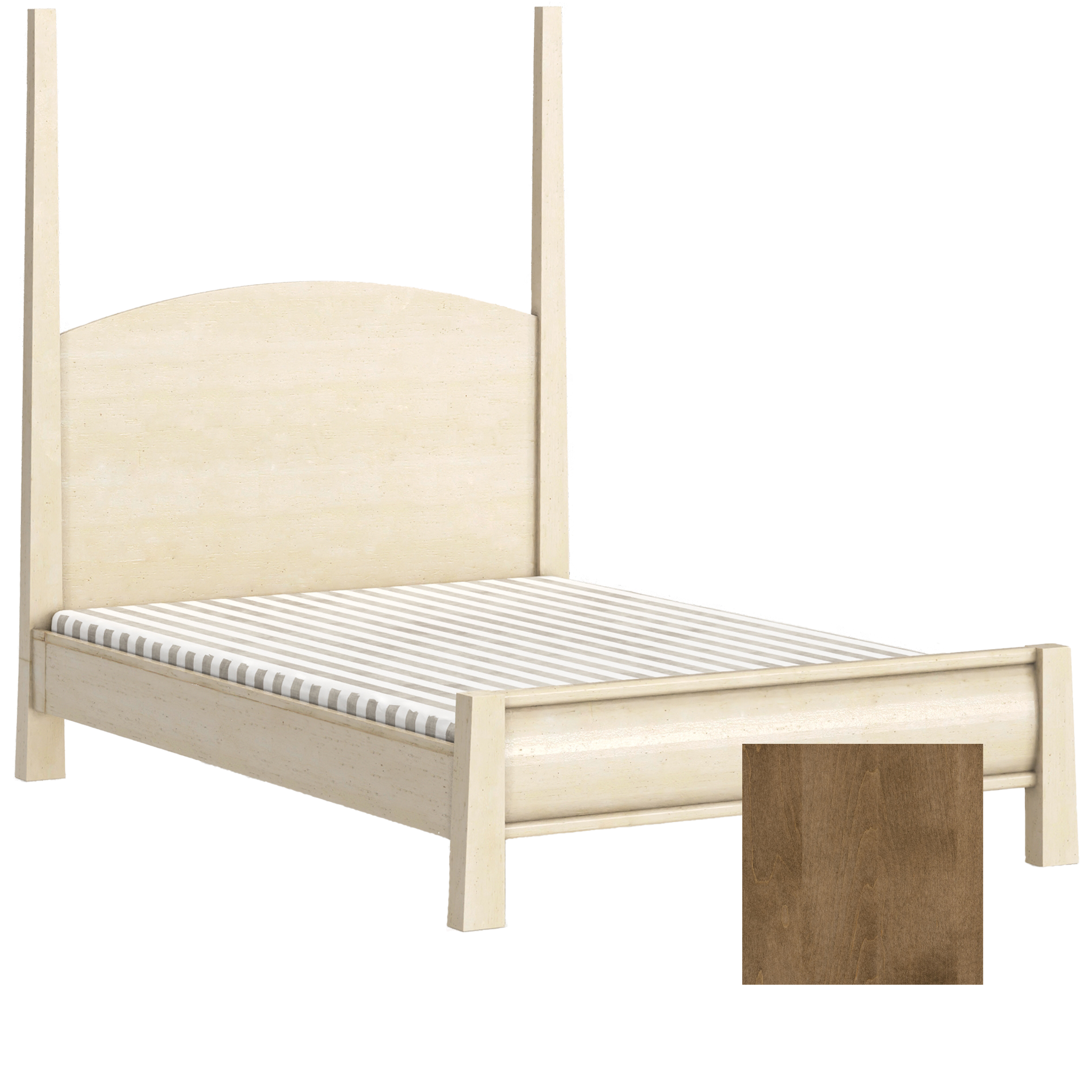 Sage High Back Adult Bed Posts - Tots to Teens Furniture