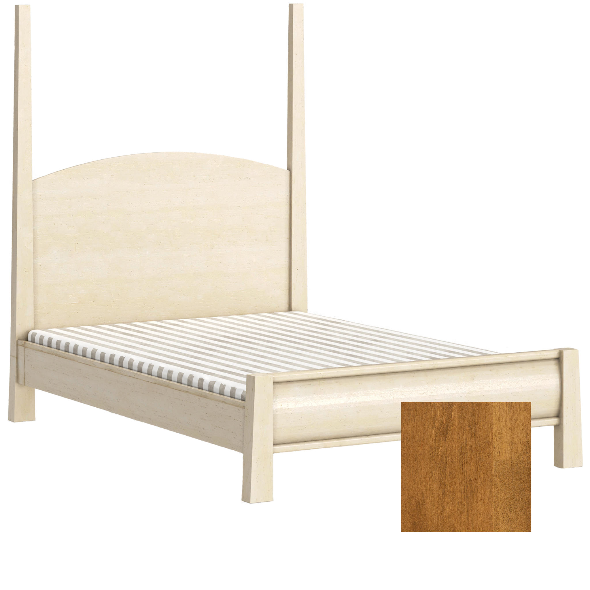 Sage High Back Adult Bed Posts - Tots to Teens Furniture