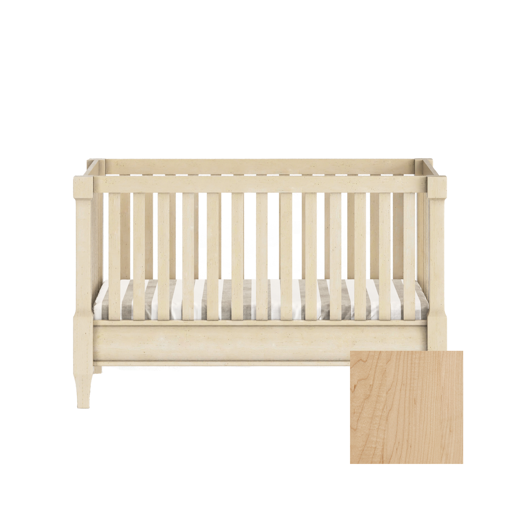 Sage 4-in-1 Convertible Traditional Crib - Tots to Teens Furniture