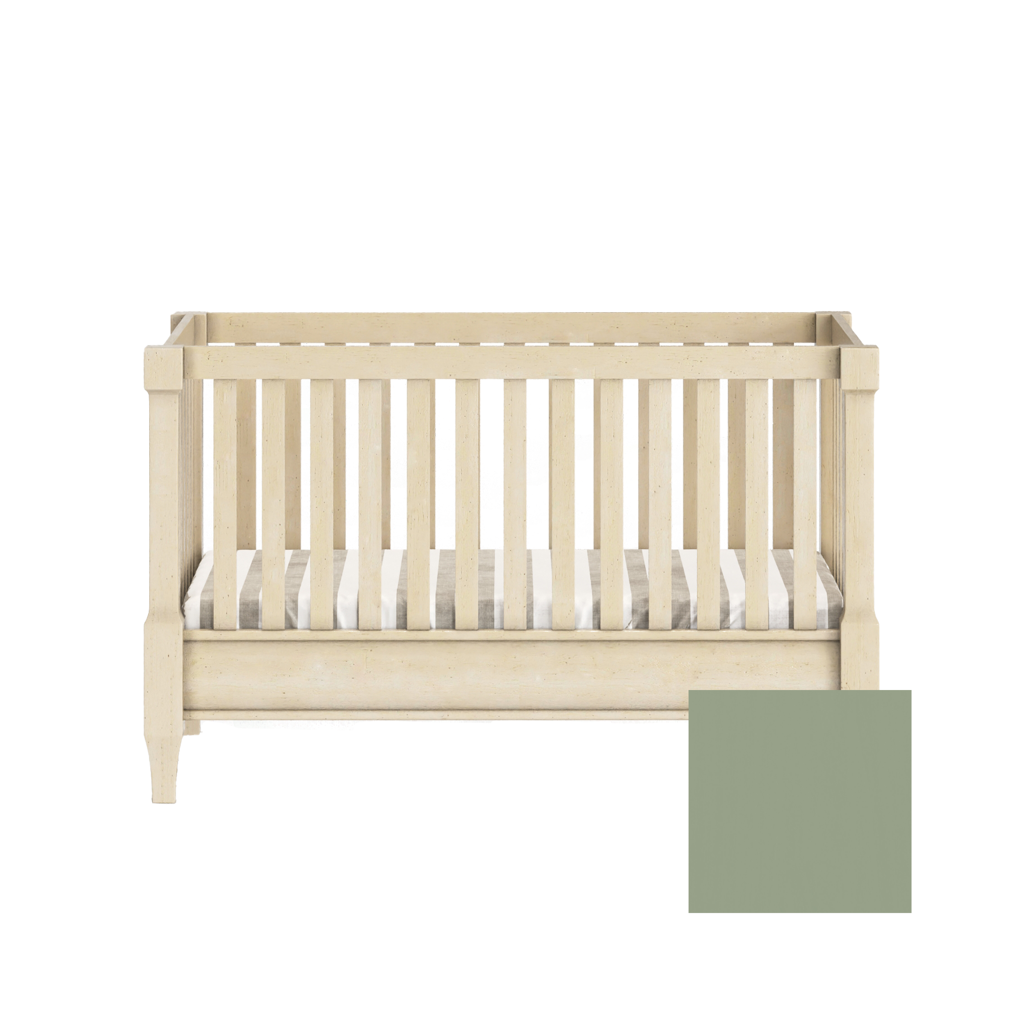 Sage 4-in-1 Convertible Traditional Crib - Tots to Teens Furniture