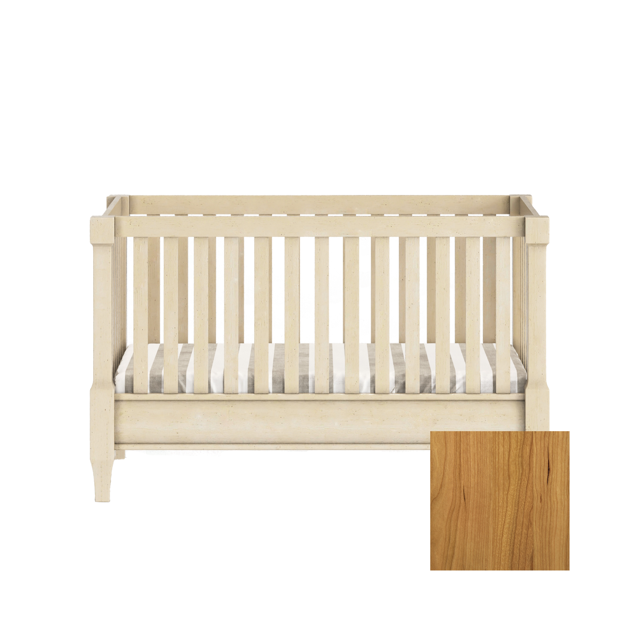 Sage 4-in-1 Convertible Traditional Crib - Tots to Teens Furniture