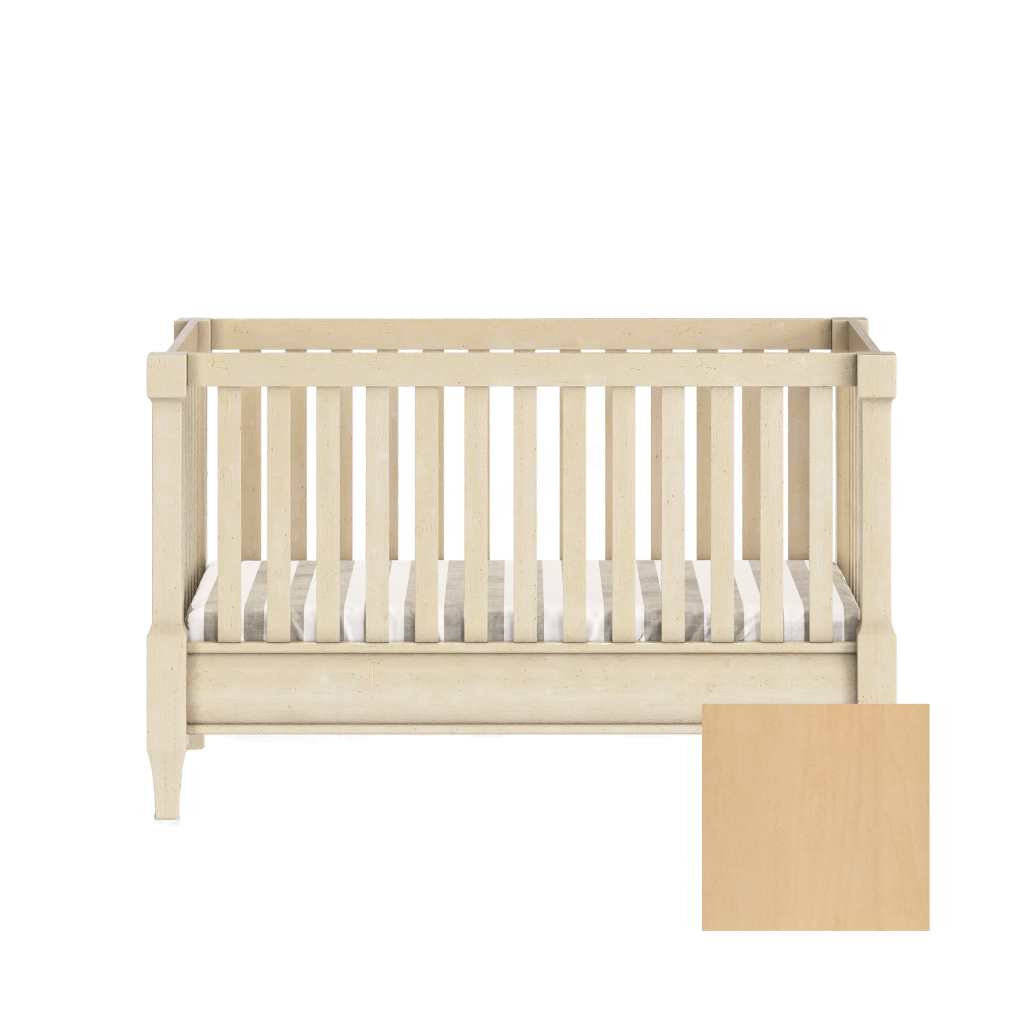 Sage 4-in-1 Convertible Traditional Crib - Tots to Teens Furniture