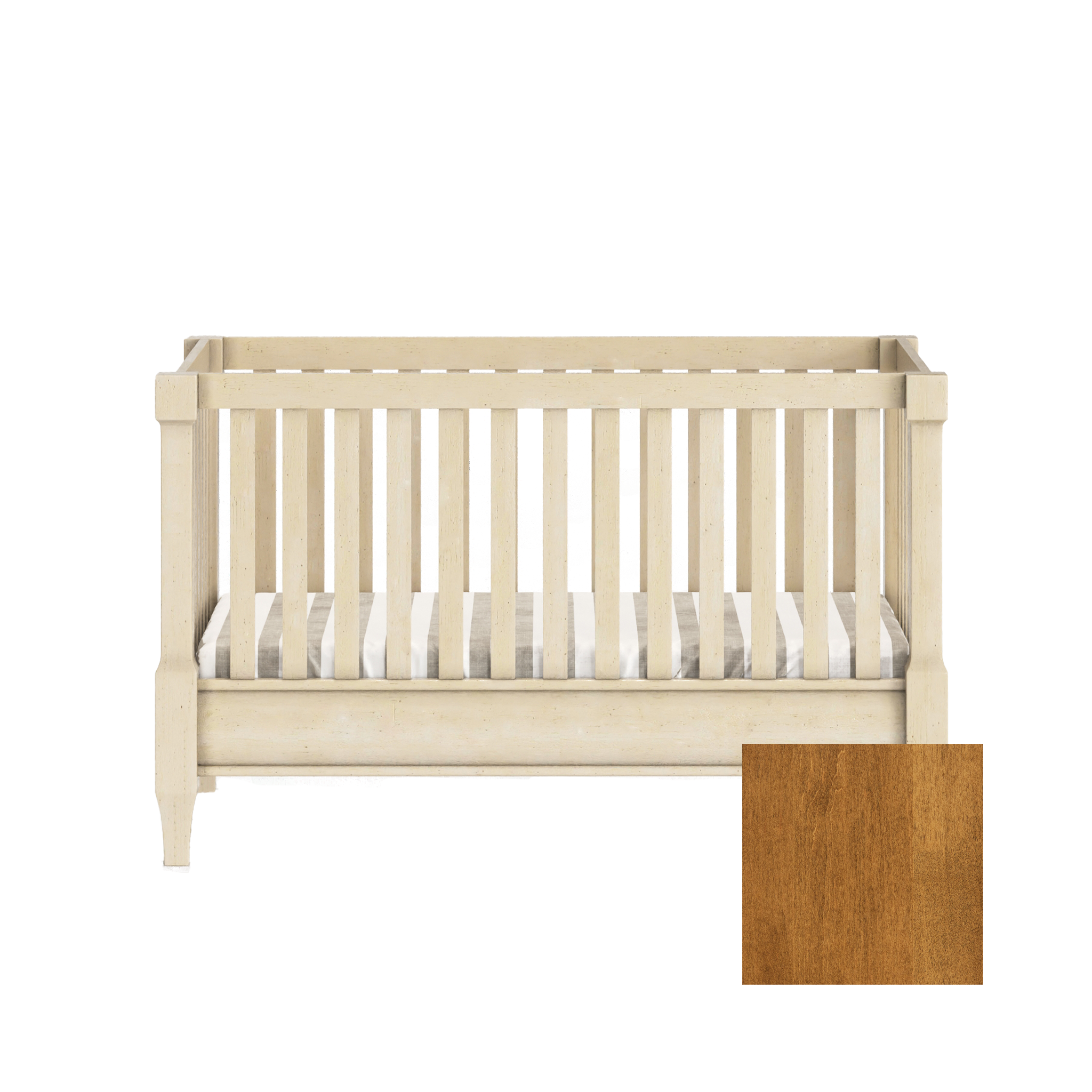 Sage 4-in-1 Convertible Traditional Crib - Tots to Teens Furniture