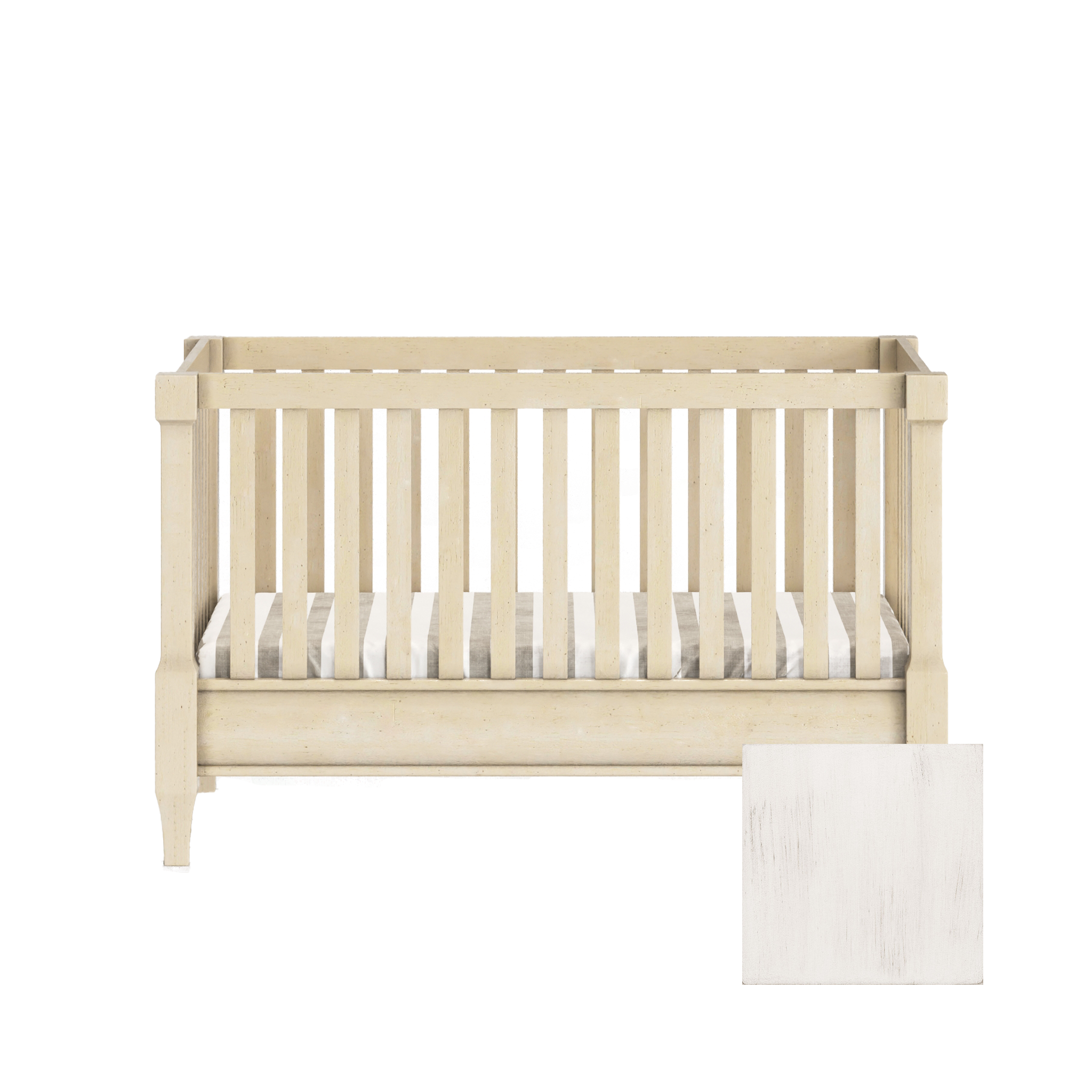 Sage 4-in-1 Convertible Traditional Crib - Tots to Teens Furniture