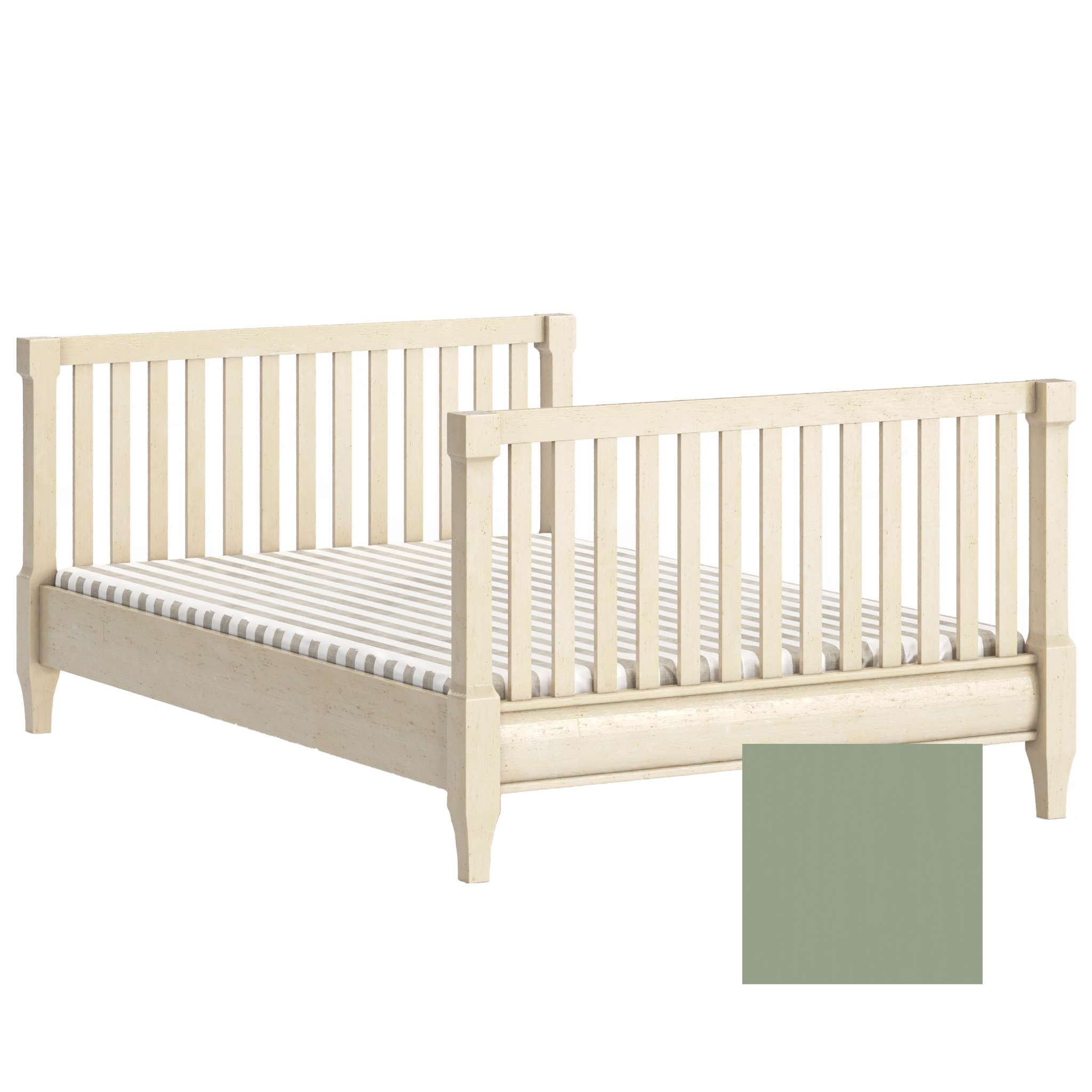 Sage Adult Rail Kit Traditional Crib - Tots to Teens Furniture