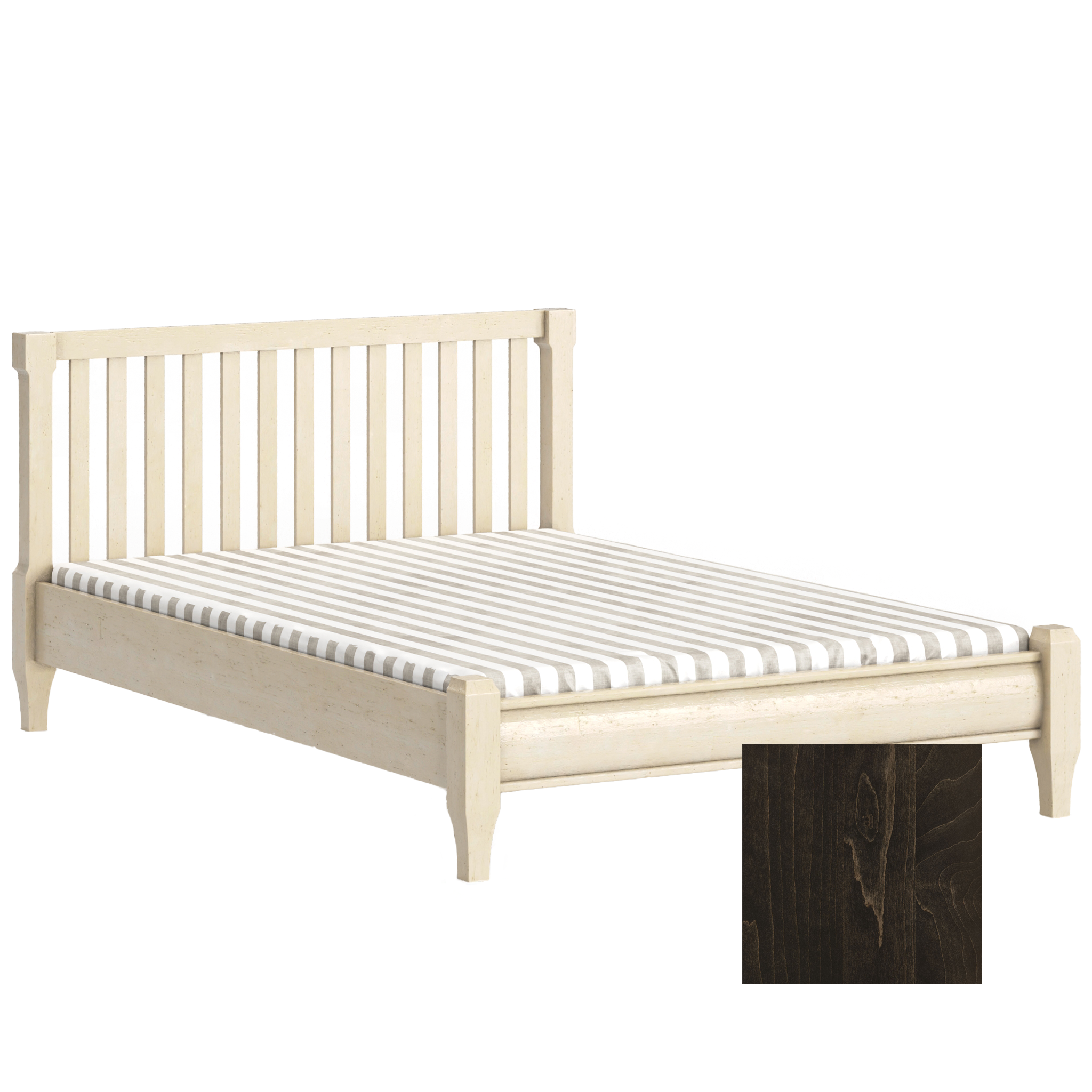 Sage Low Profile Footboard Traditional Crib - Tots to Teens Furniture