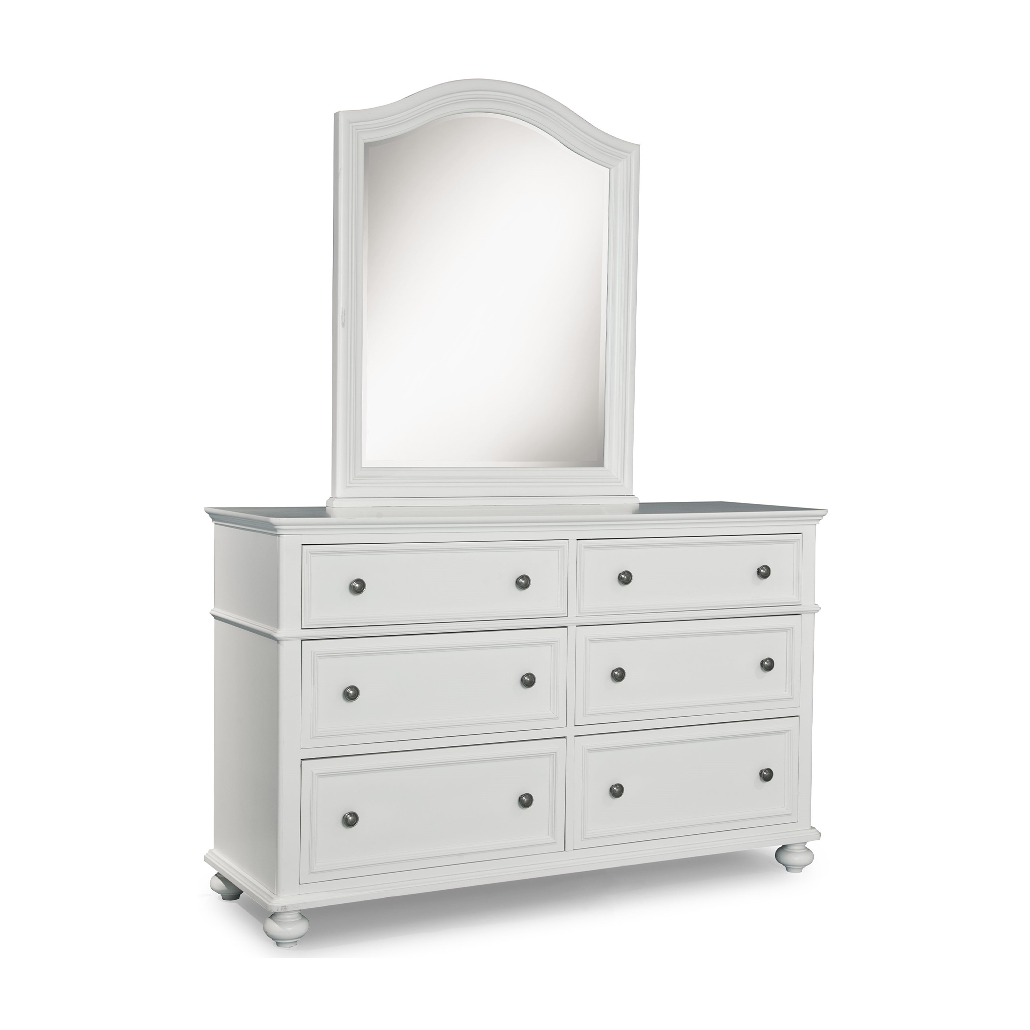 Madison Arched Mirror in Natural White - Tots to Teens Furniture