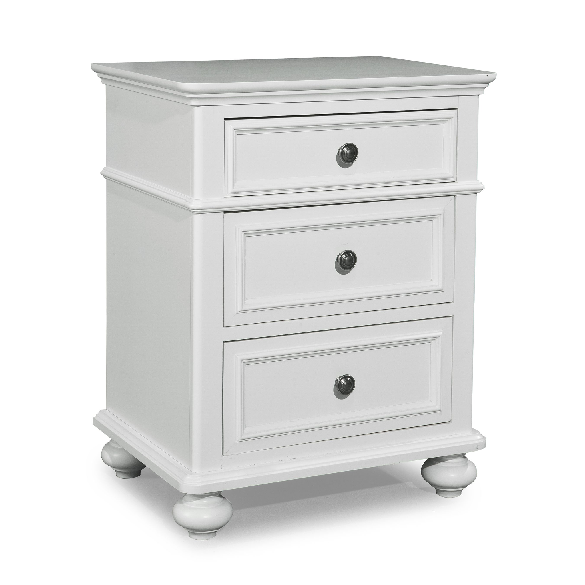 Madison Nightstand in Natural White - Tots to Teens Furniture
