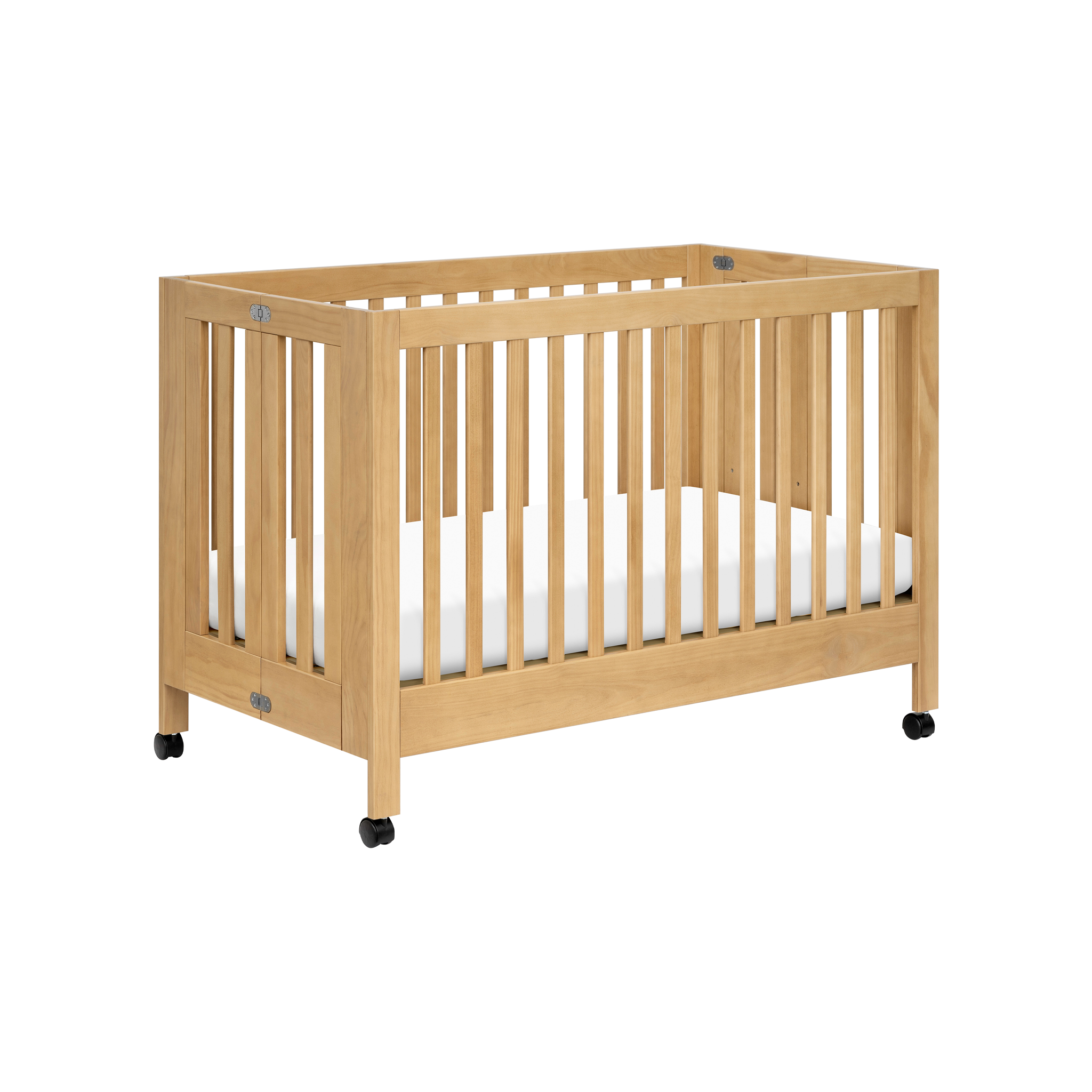 Maki Full-Size Folding Crib with Toddler Bed Conversion Kit - Tots to Teens Furniture