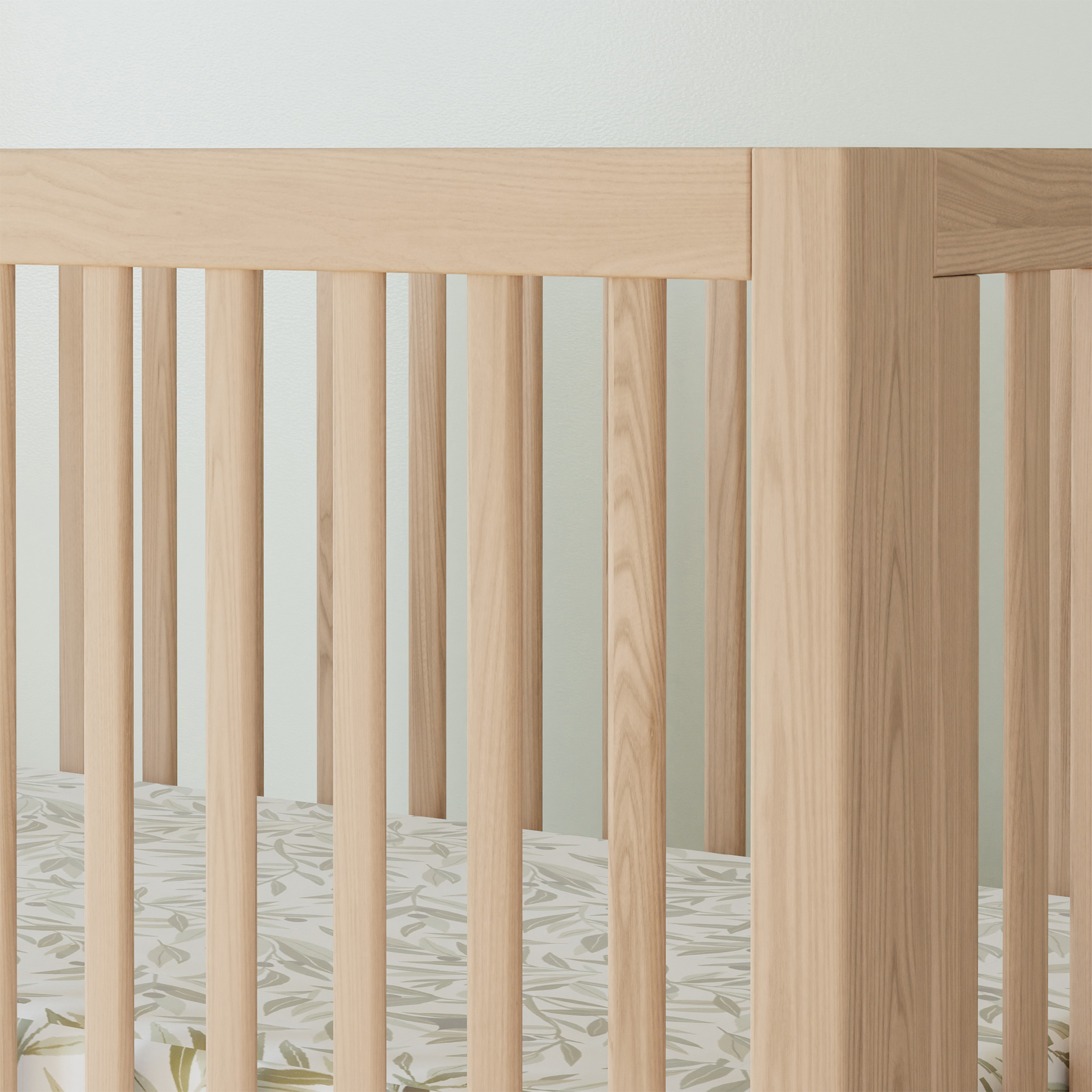Maki Full-Size Folding Crib with Toddler Bed Conversion Kit - Tots to Teens Furniture