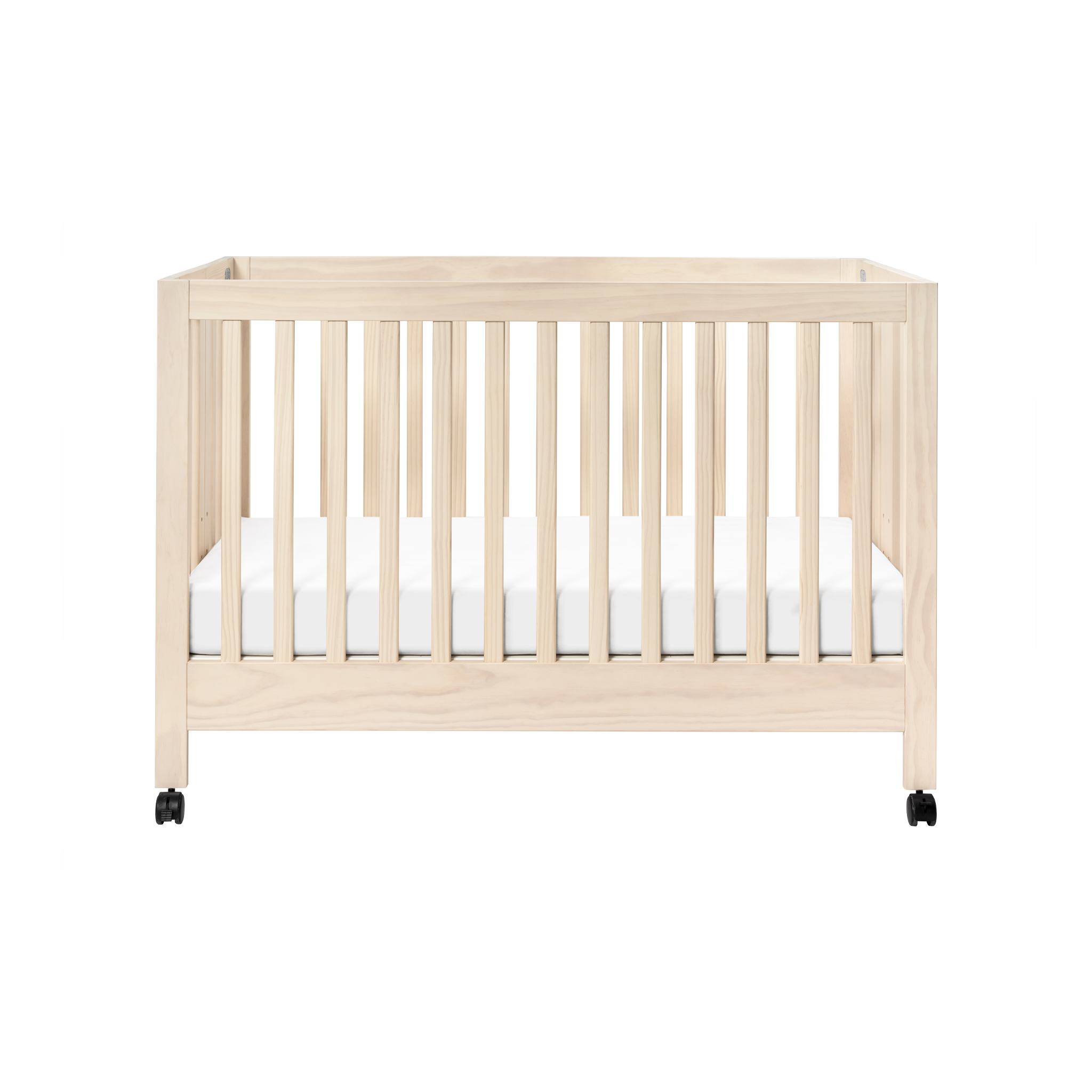 Maki Full-Size Folding Crib with Toddler Bed Conversion Kit - Tots to Teens Furniture
