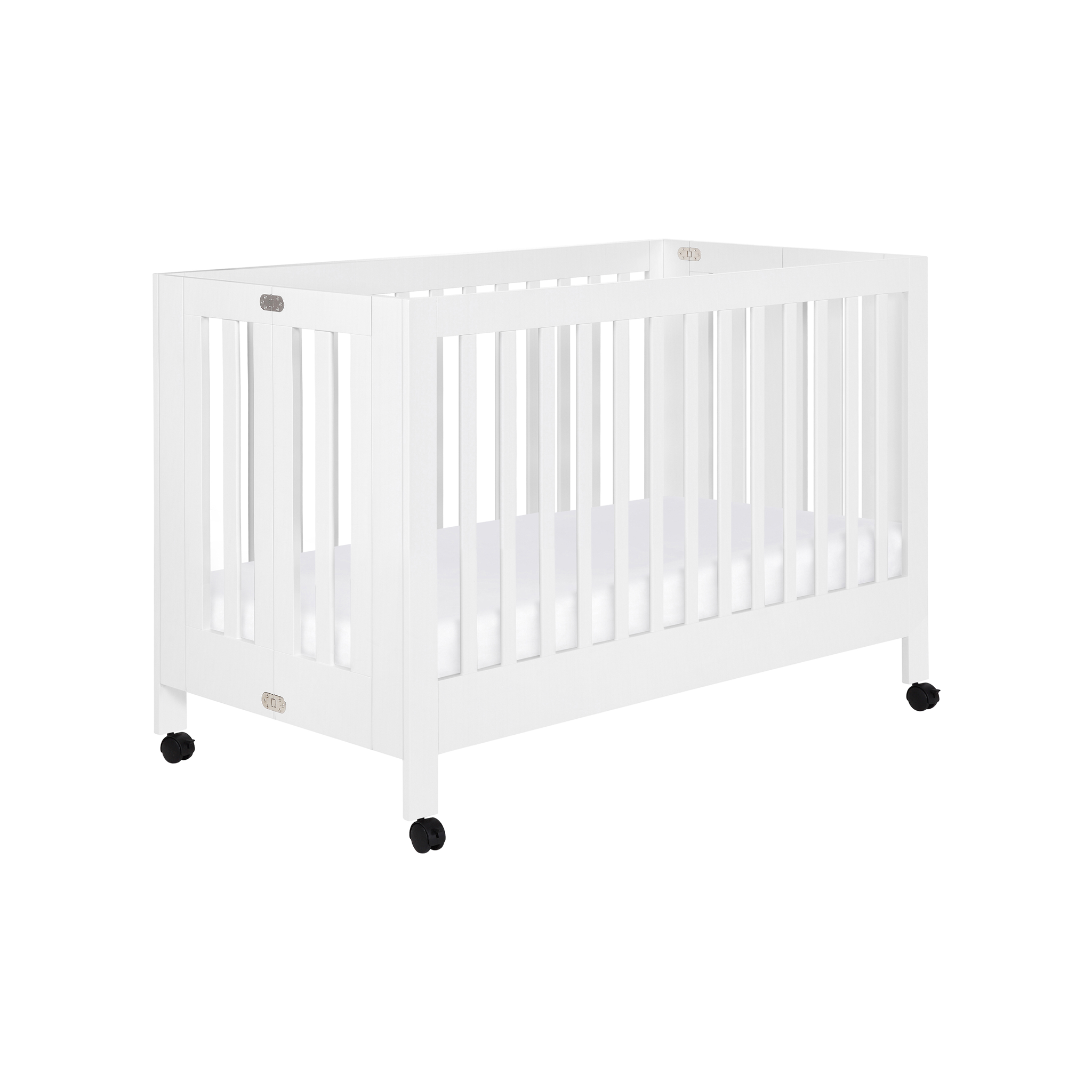 Maki Full-Size Folding Crib with Toddler Bed Conversion Kit - Tots to Teens Furniture