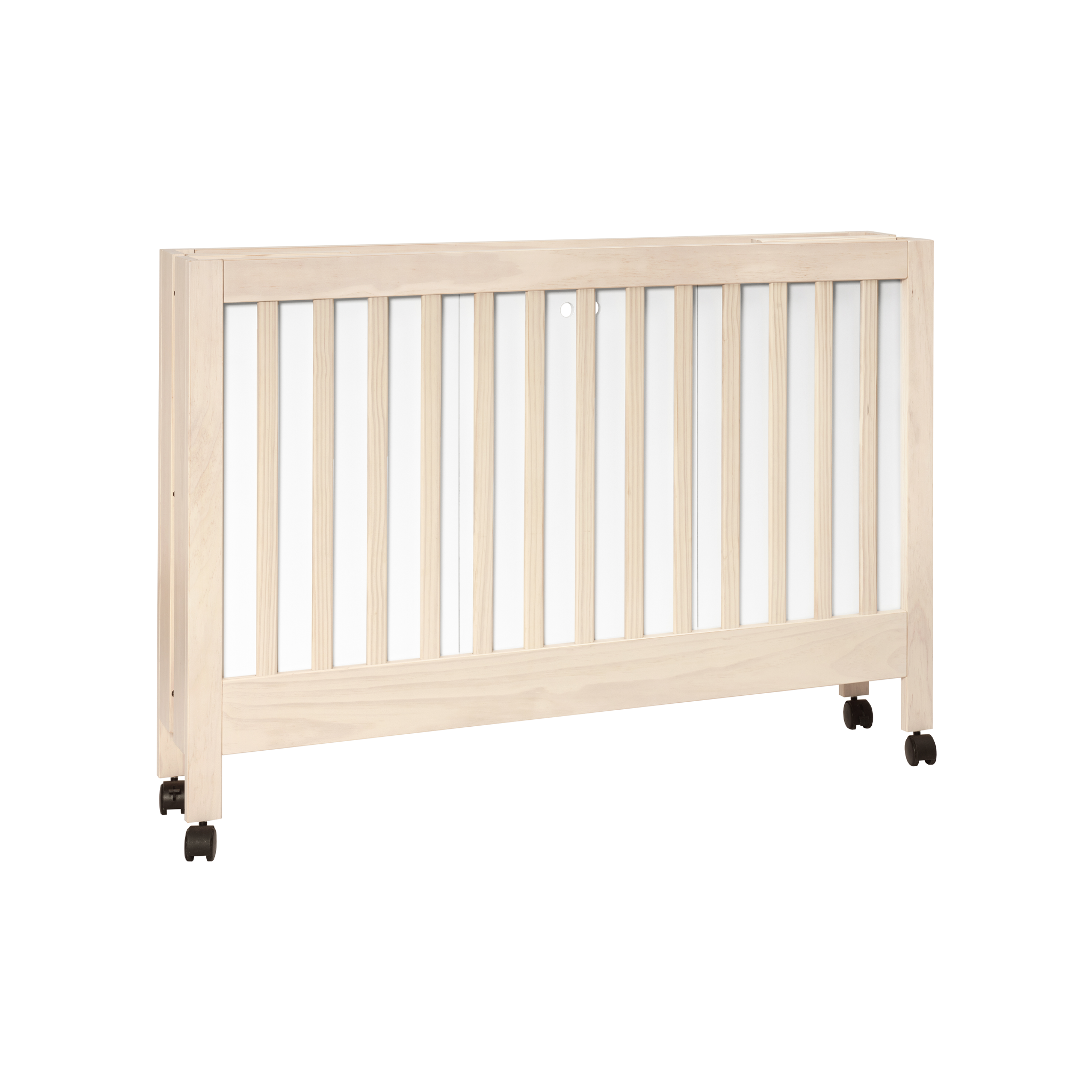 Maki Full-Size Folding Crib with Toddler Bed Conversion Kit - Tots to Teens Furniture