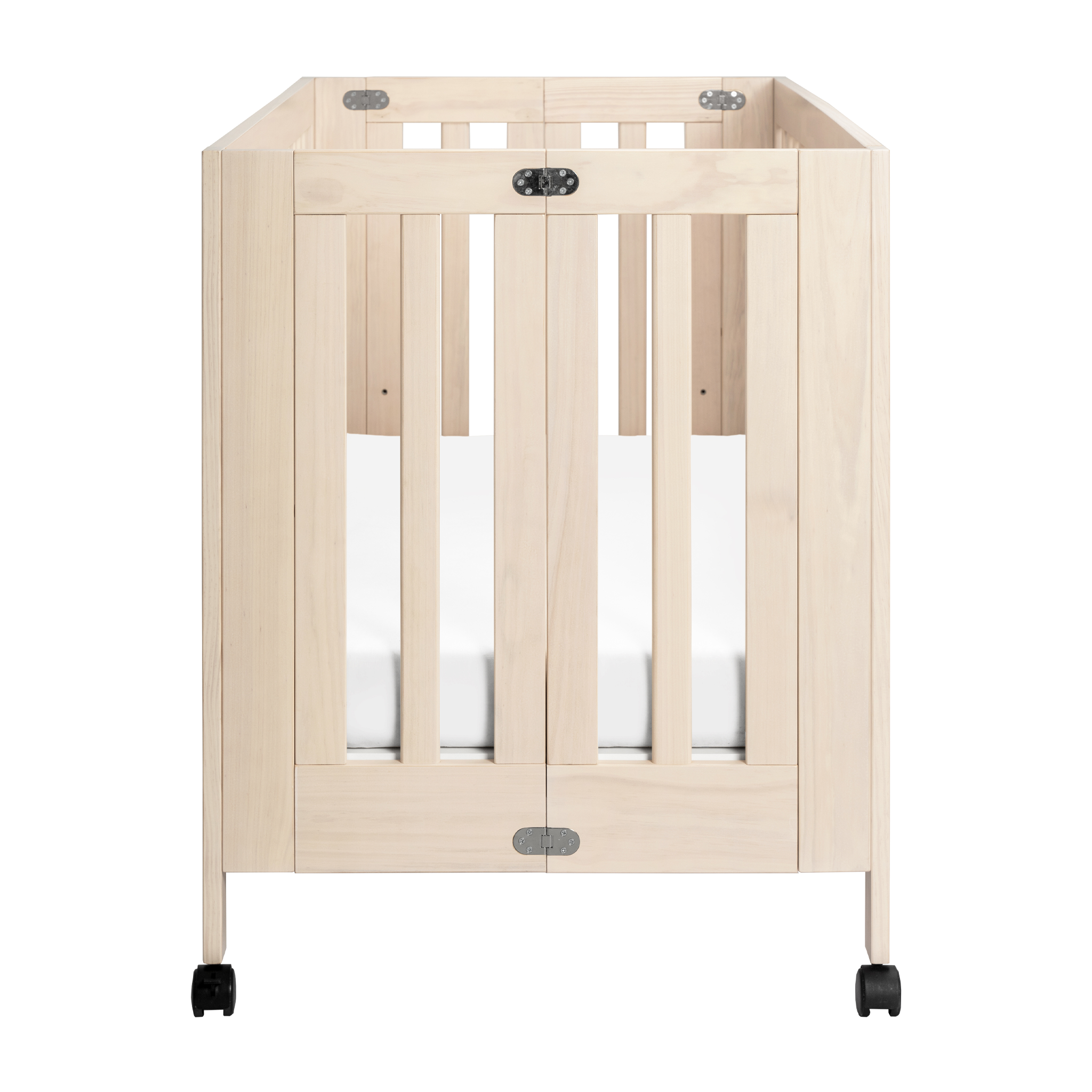 Maki Full-Size Folding Crib with Toddler Bed Conversion Kit - Tots to Teens Furniture