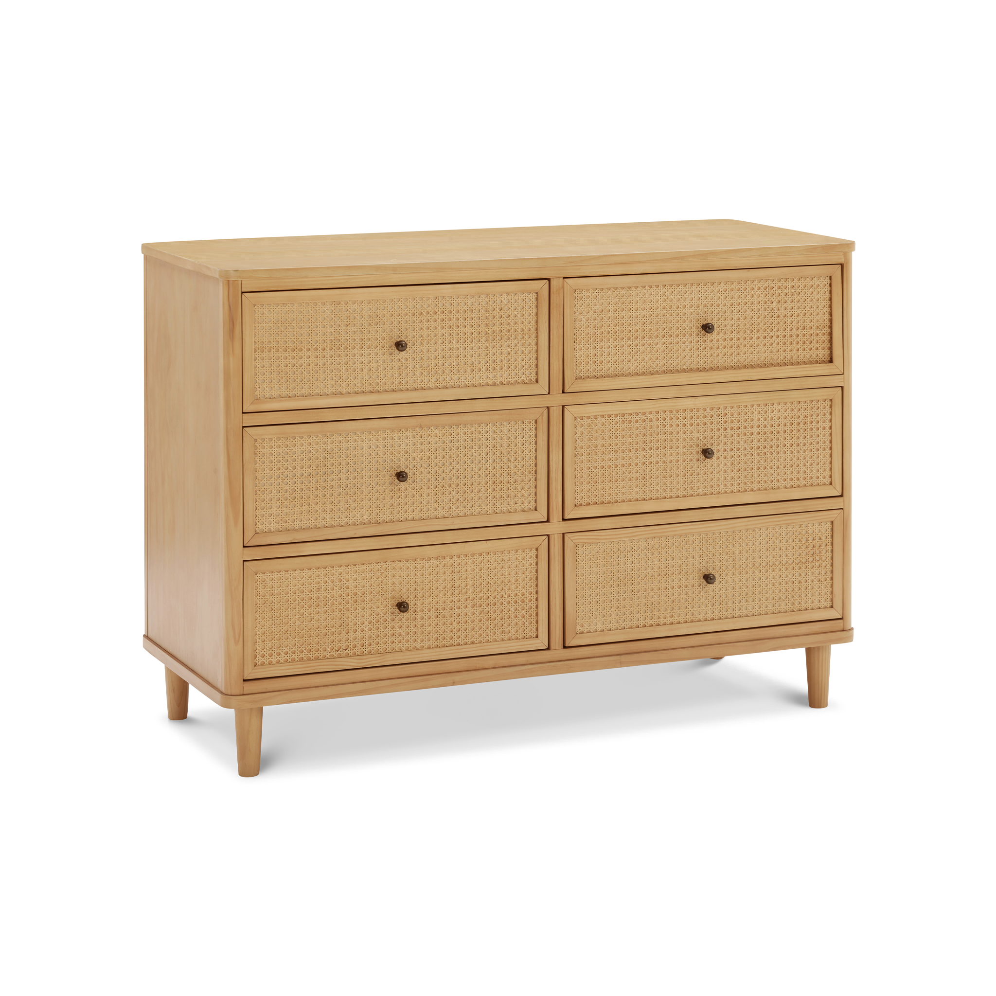 Marin with Cane 6 Drawer Dresser - Tots to Teens Furniture