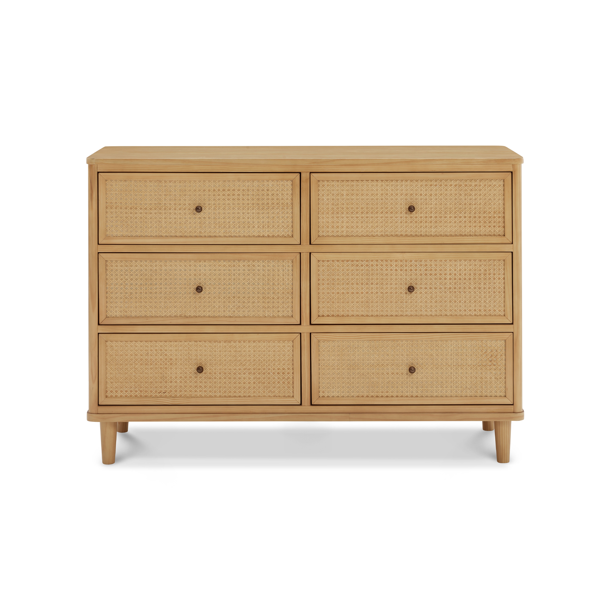 Marin with Cane 6 Drawer Dresser - Tots to Teens Furniture