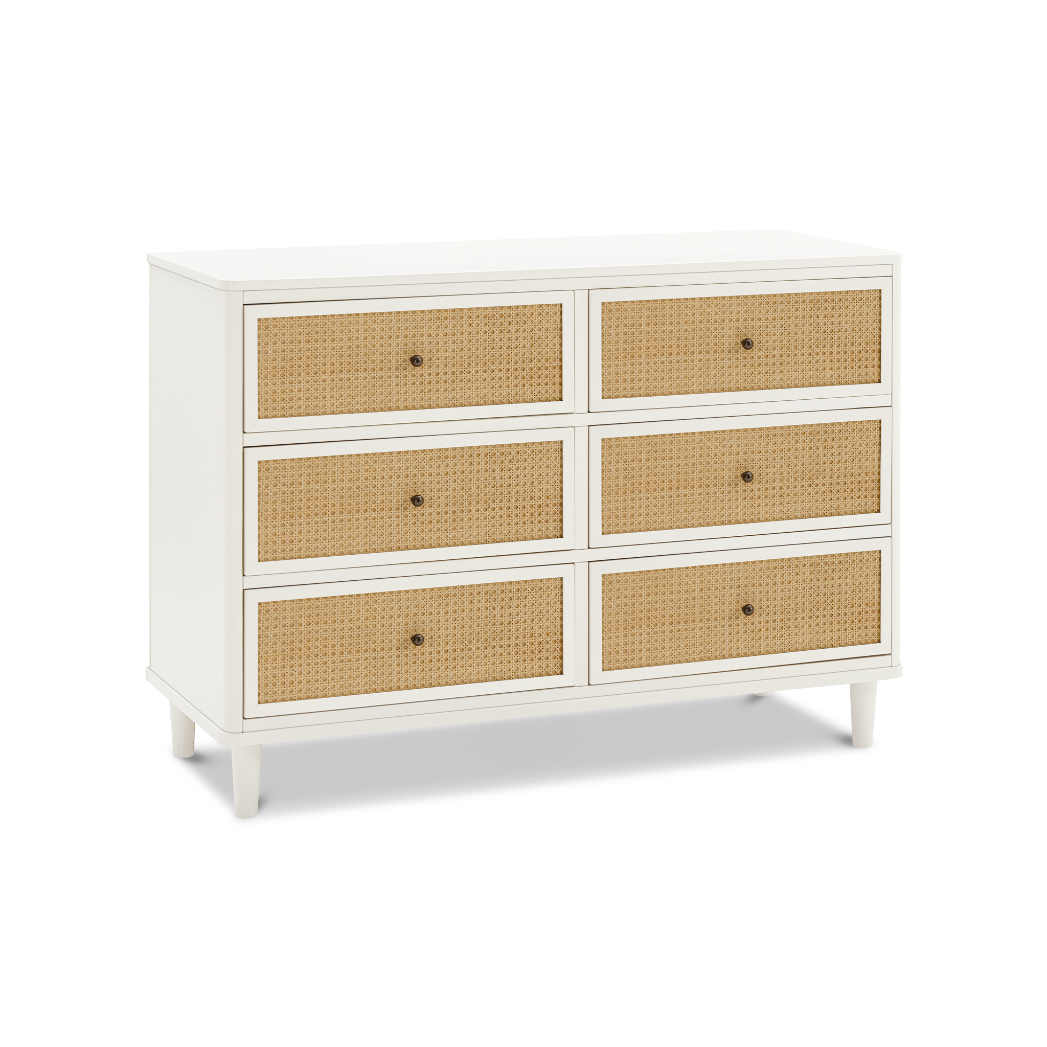 Marin with Cane 6 Drawer Dresser - Tots to Teens Furniture