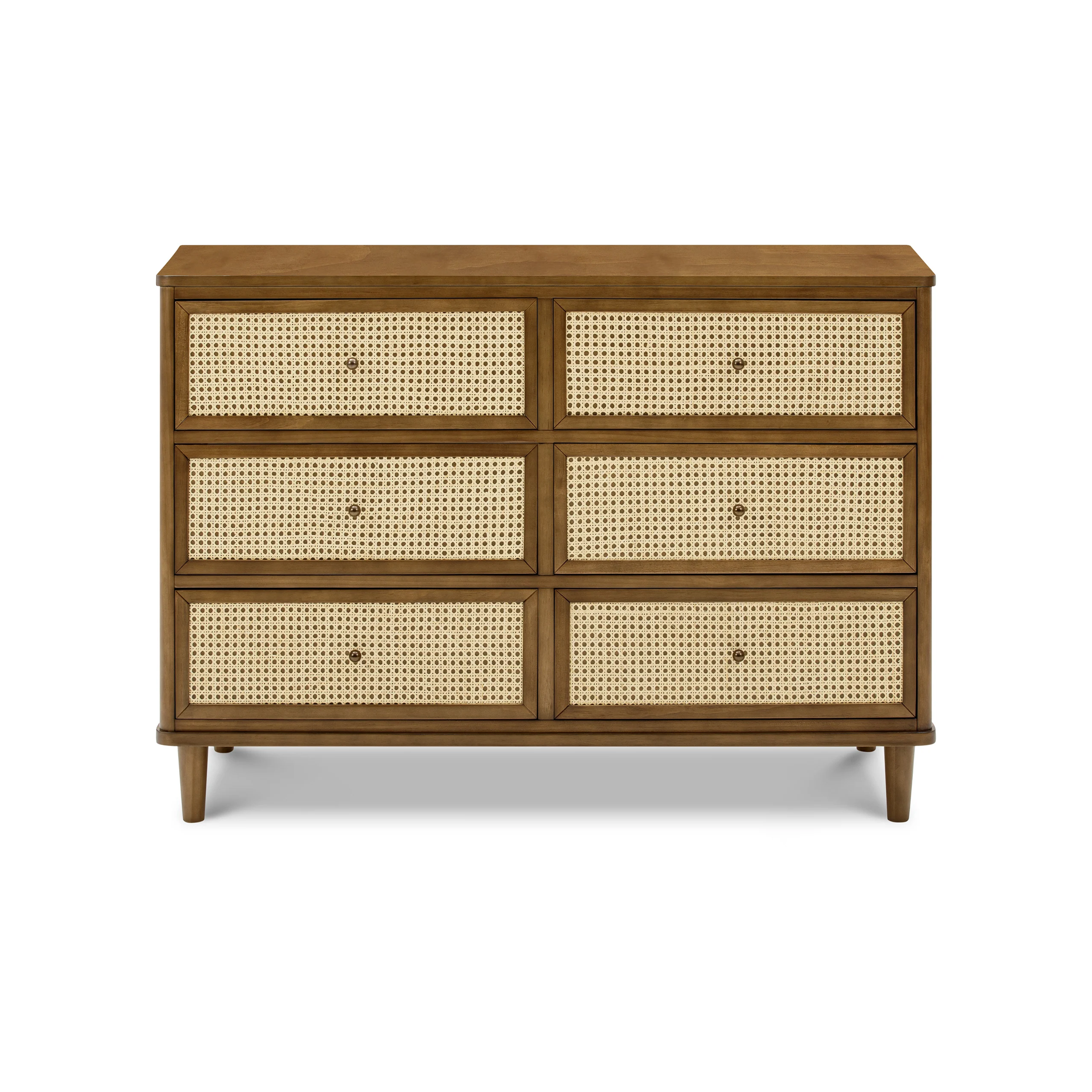 Marin with Cane 6 Drawer Dresser - Tots to Teens Furniture
