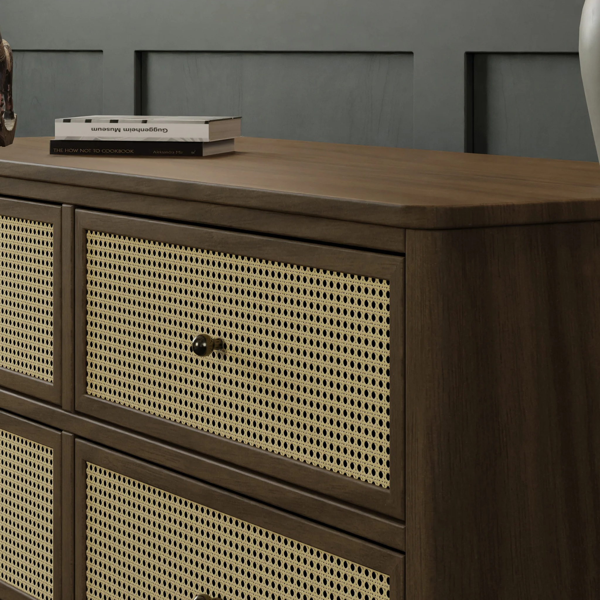 Marin with Cane 6 Drawer Dresser - Tots to Teens Furniture