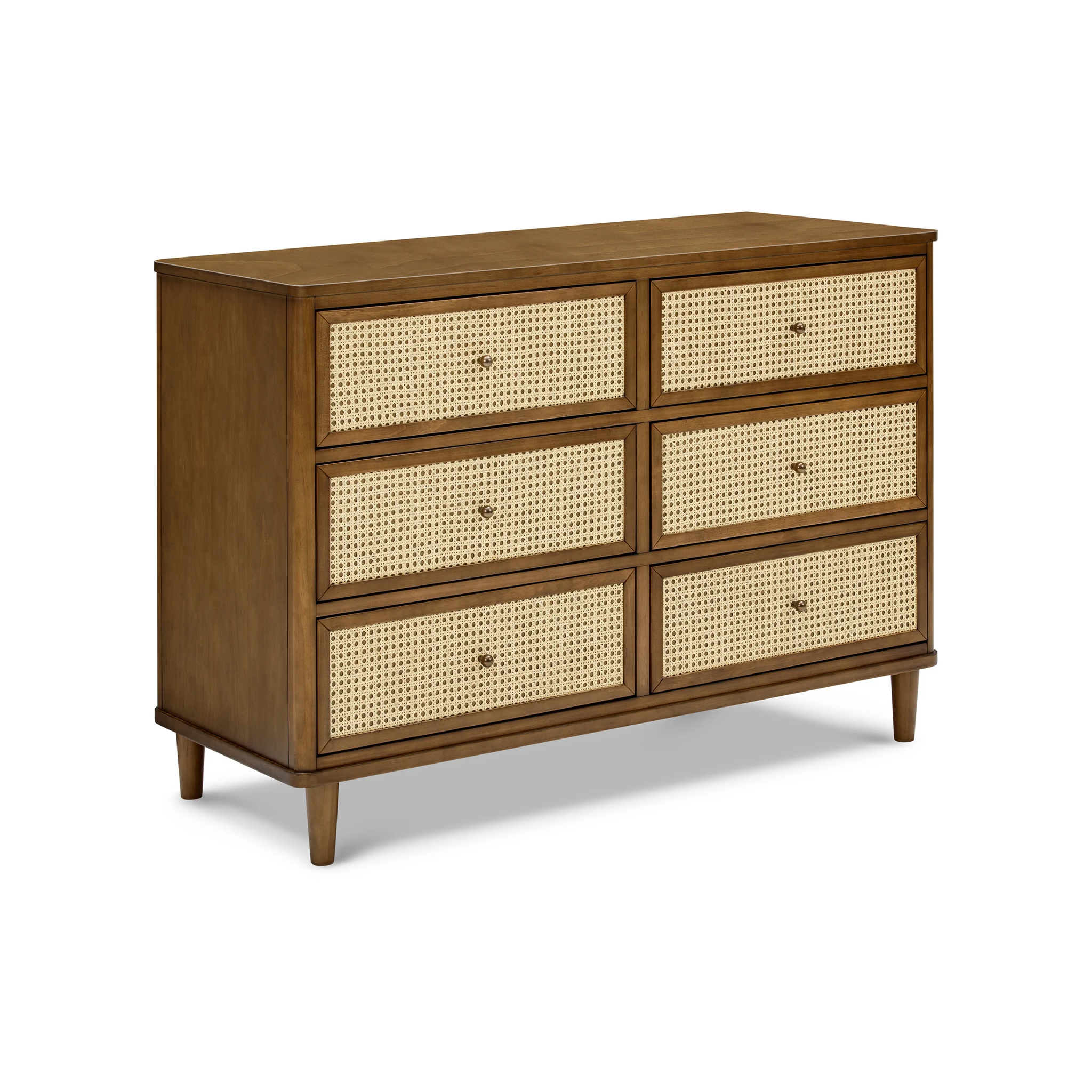 Marin with Cane 6 Drawer Dresser - Tots to Teens Furniture