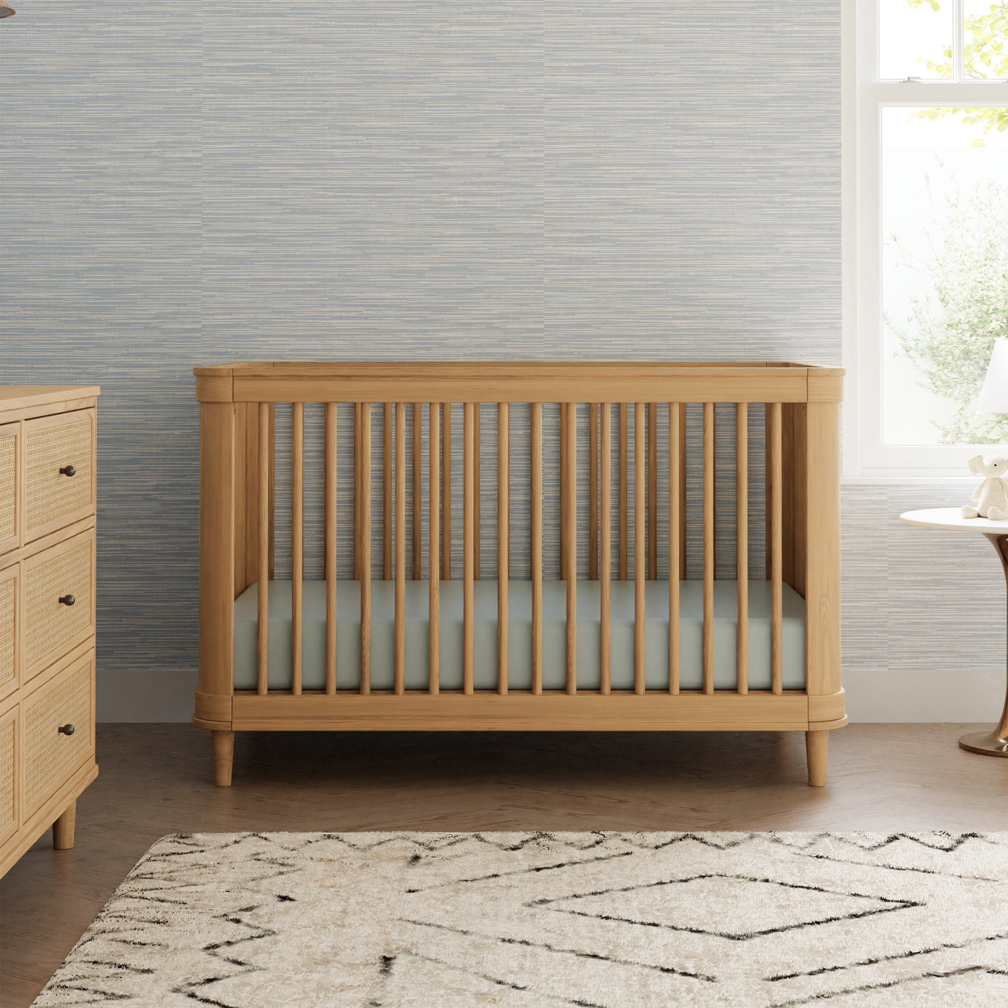Marin with Cane 3 in 1 Convertible Crib - Tots to Teens Furniture