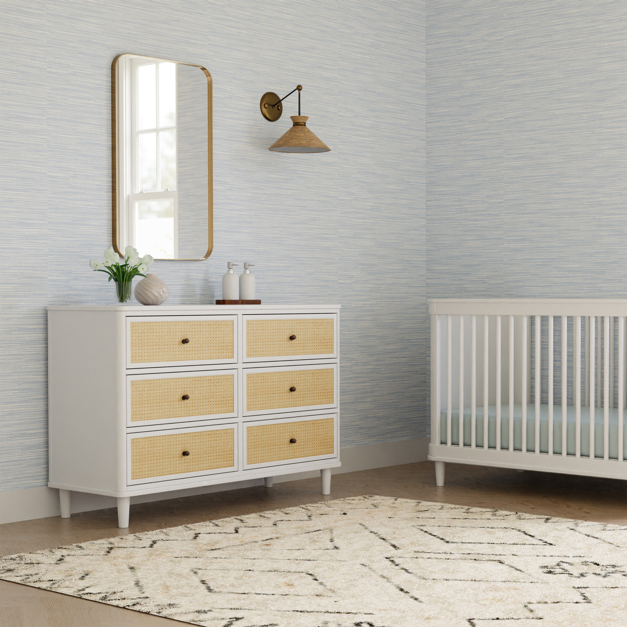 Marin with Cane 6 Drawer Dresser - Tots to Teens Furniture