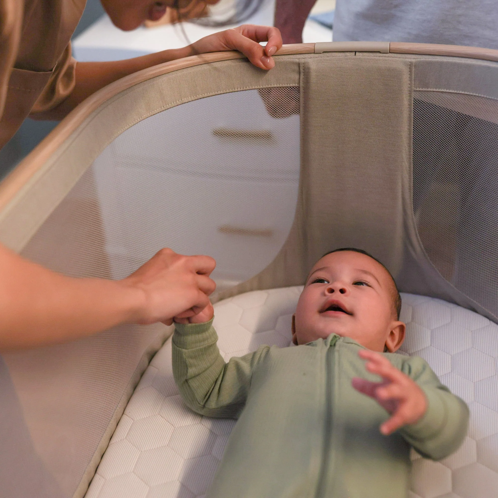 Iora Bedside Bassinet - Tots to Teens Furniture