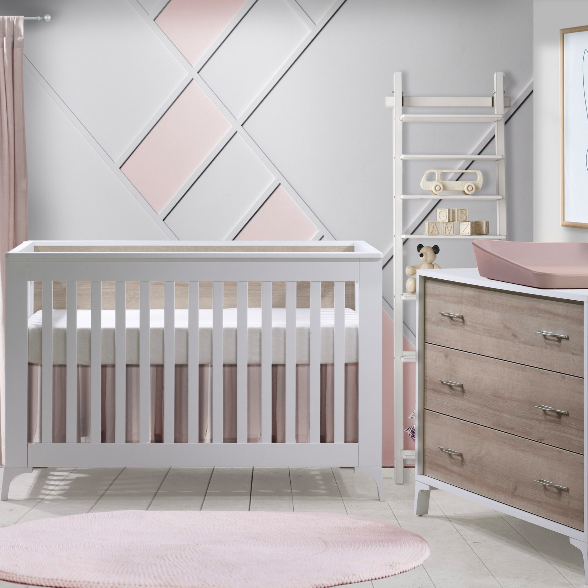 Metro Convertible Crib & Dresser Set - Tots to Teens Furniture