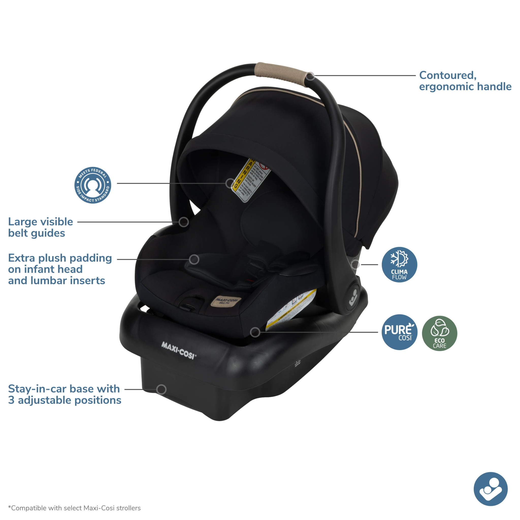 Mico Pro Infant Car Seat | Tots to Teens Furniture