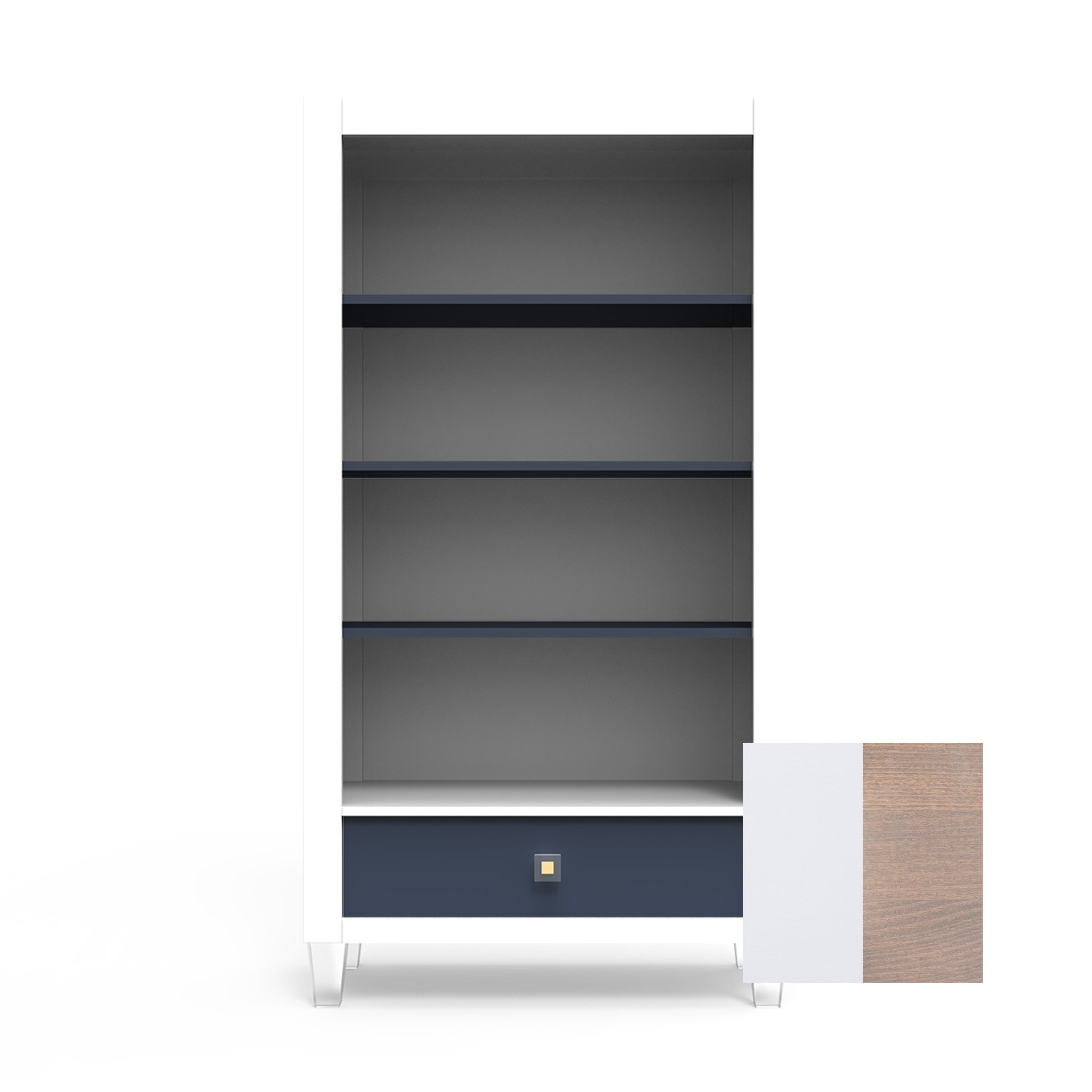 Millenario Bookcase - Tots to Teens Furniture