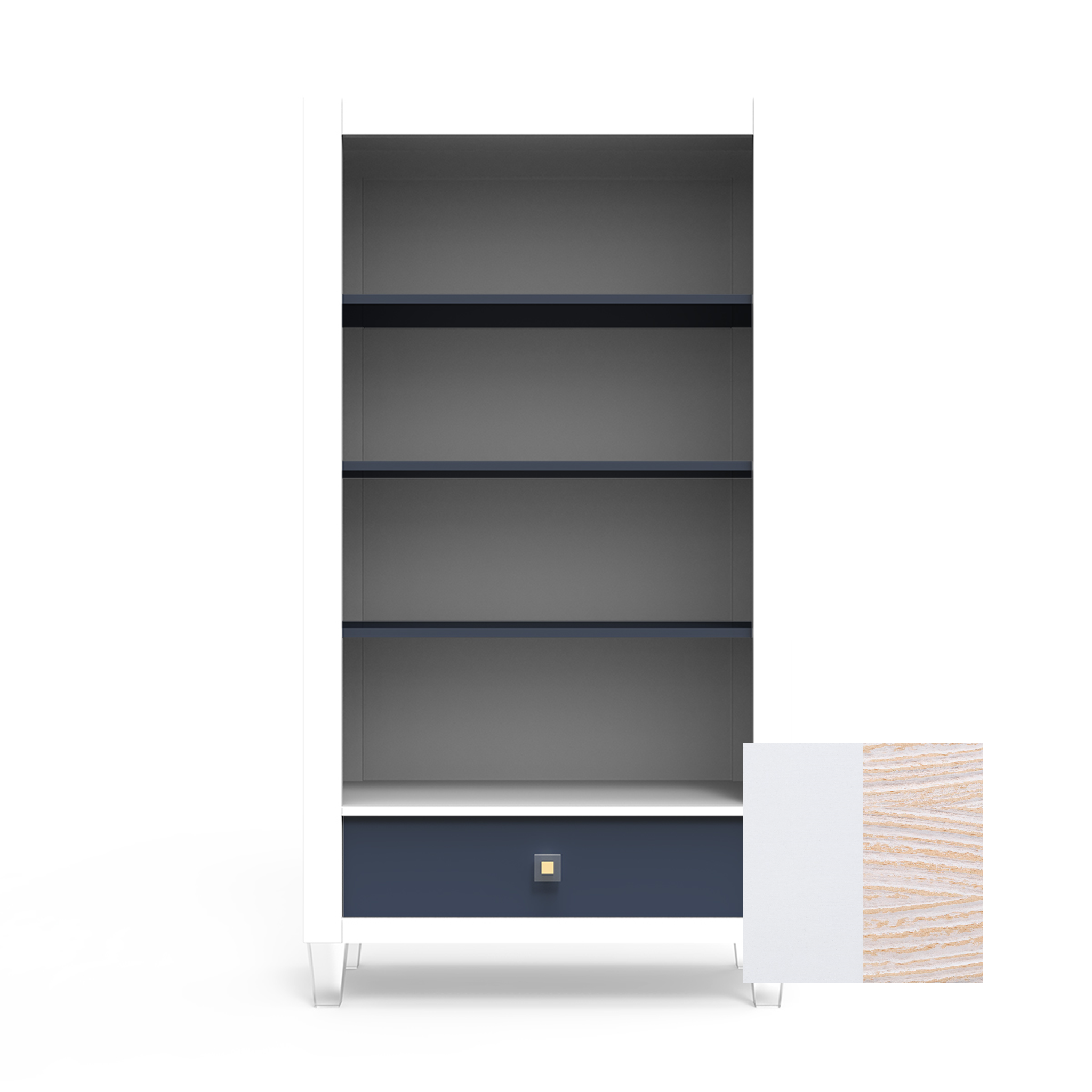 Millenario Bookcase - Tots to Teens Furniture