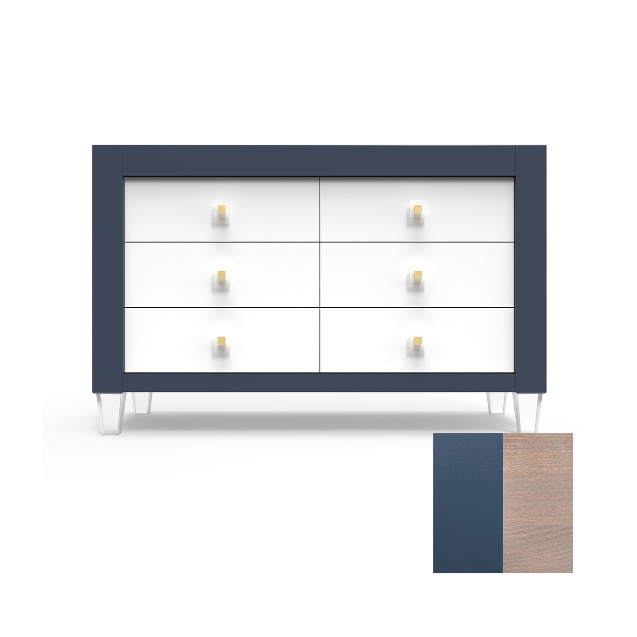 Millenario Double Dresser - Tots to Teens Furniture