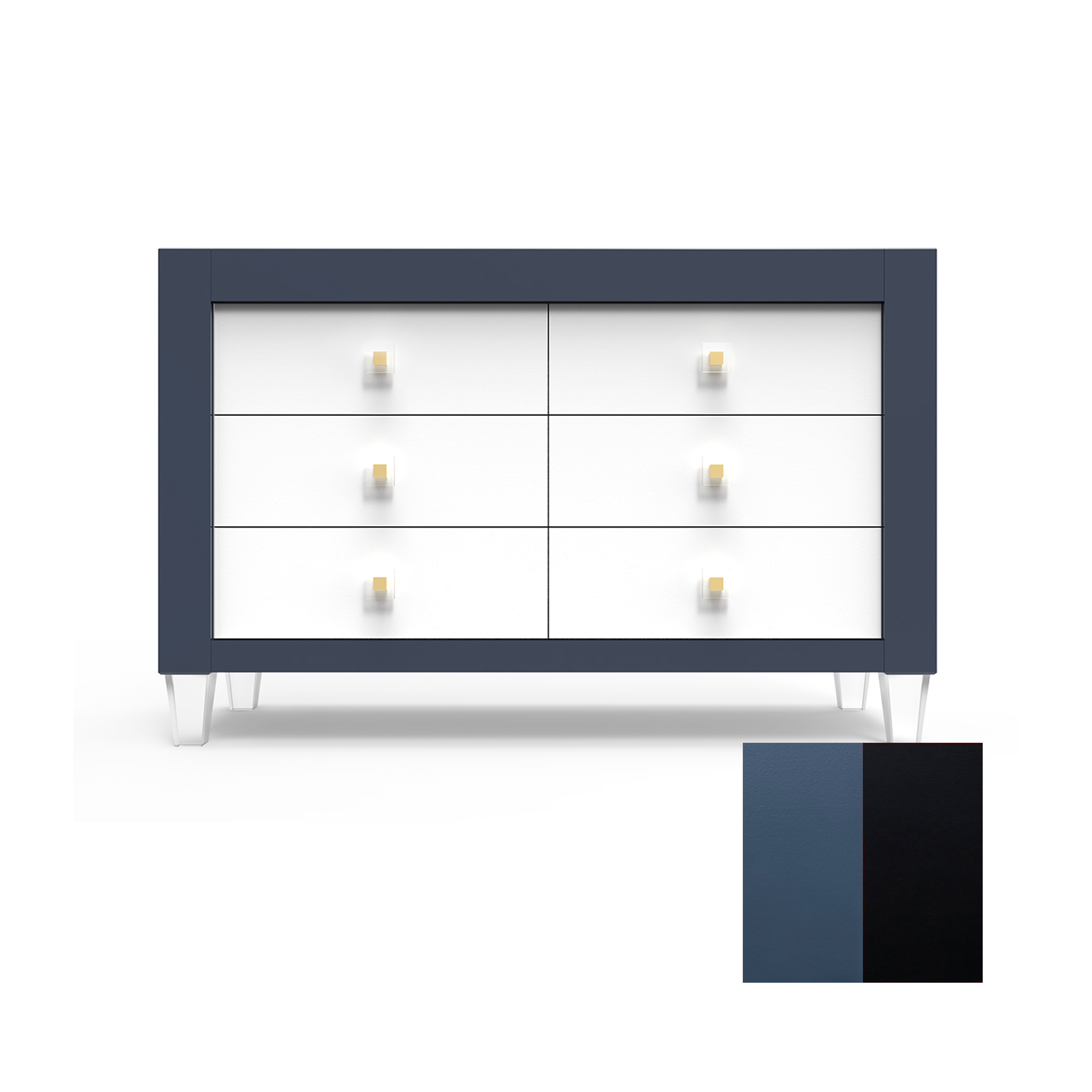 Millenario Double Dresser - Tots to Teens Furniture