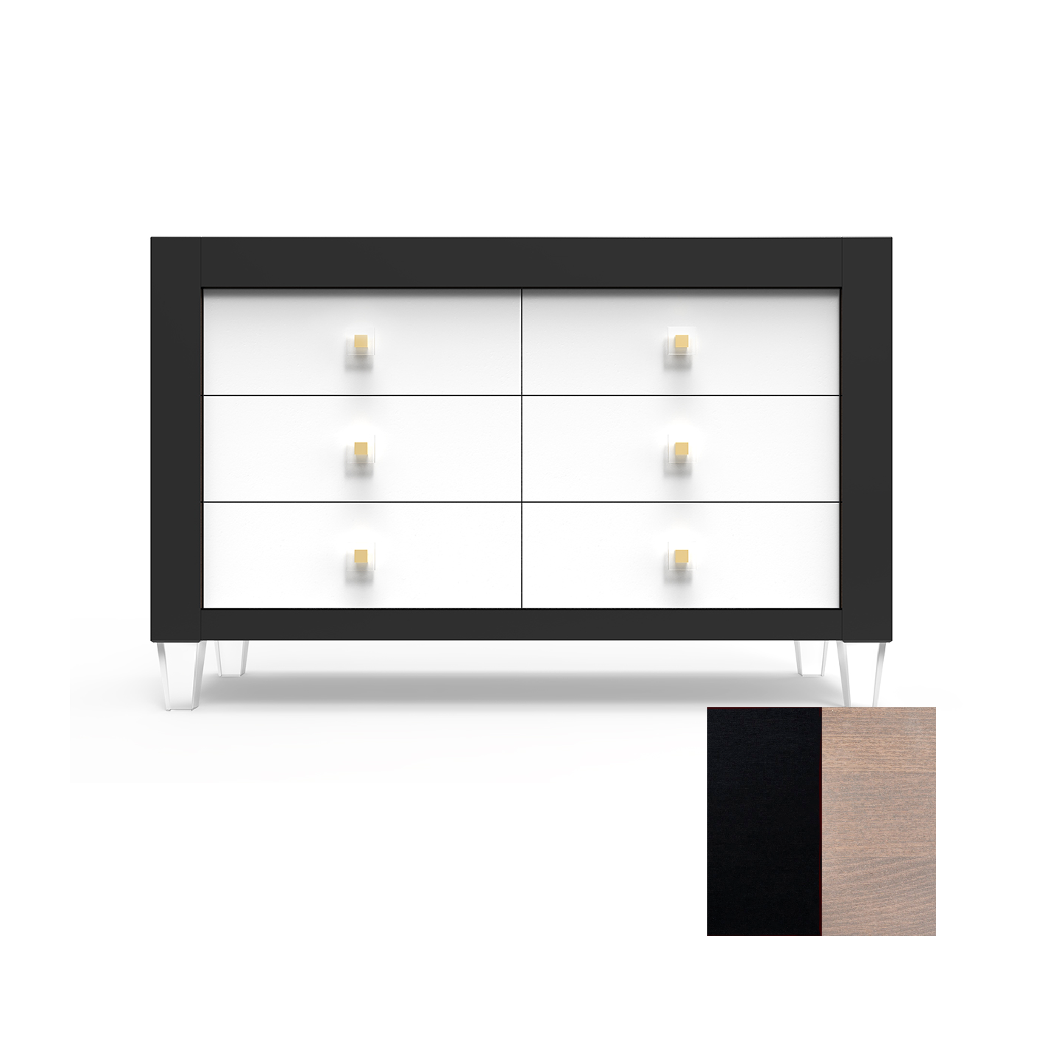 Millenario Double Dresser - Tots to Teens Furniture