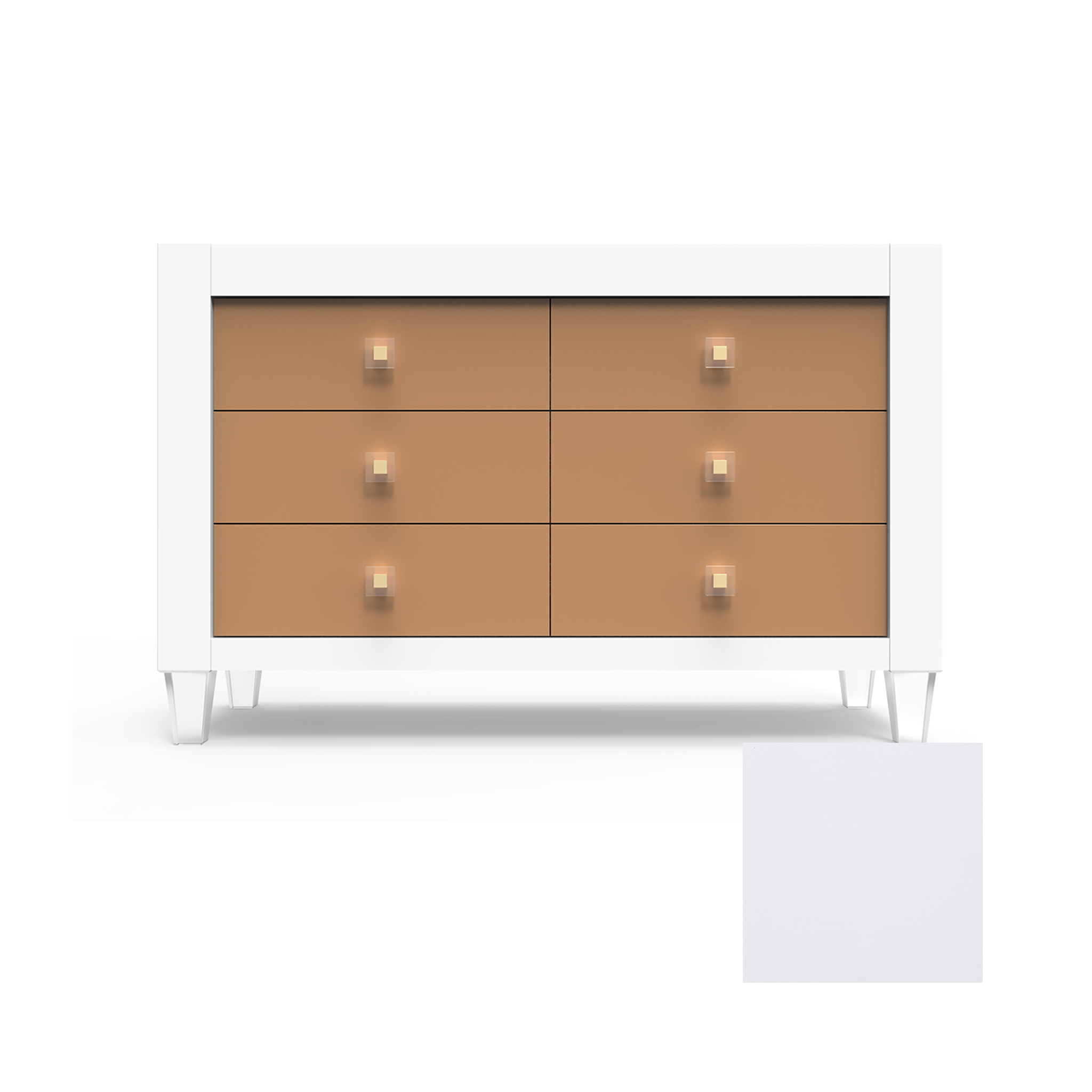 Millenario Double Dresser - Tots to Teens Furniture