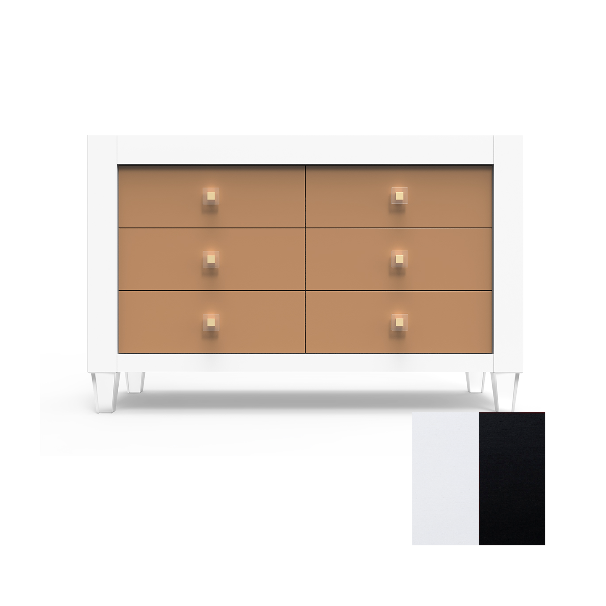 Millenario Double Dresser - Tots to Teens Furniture