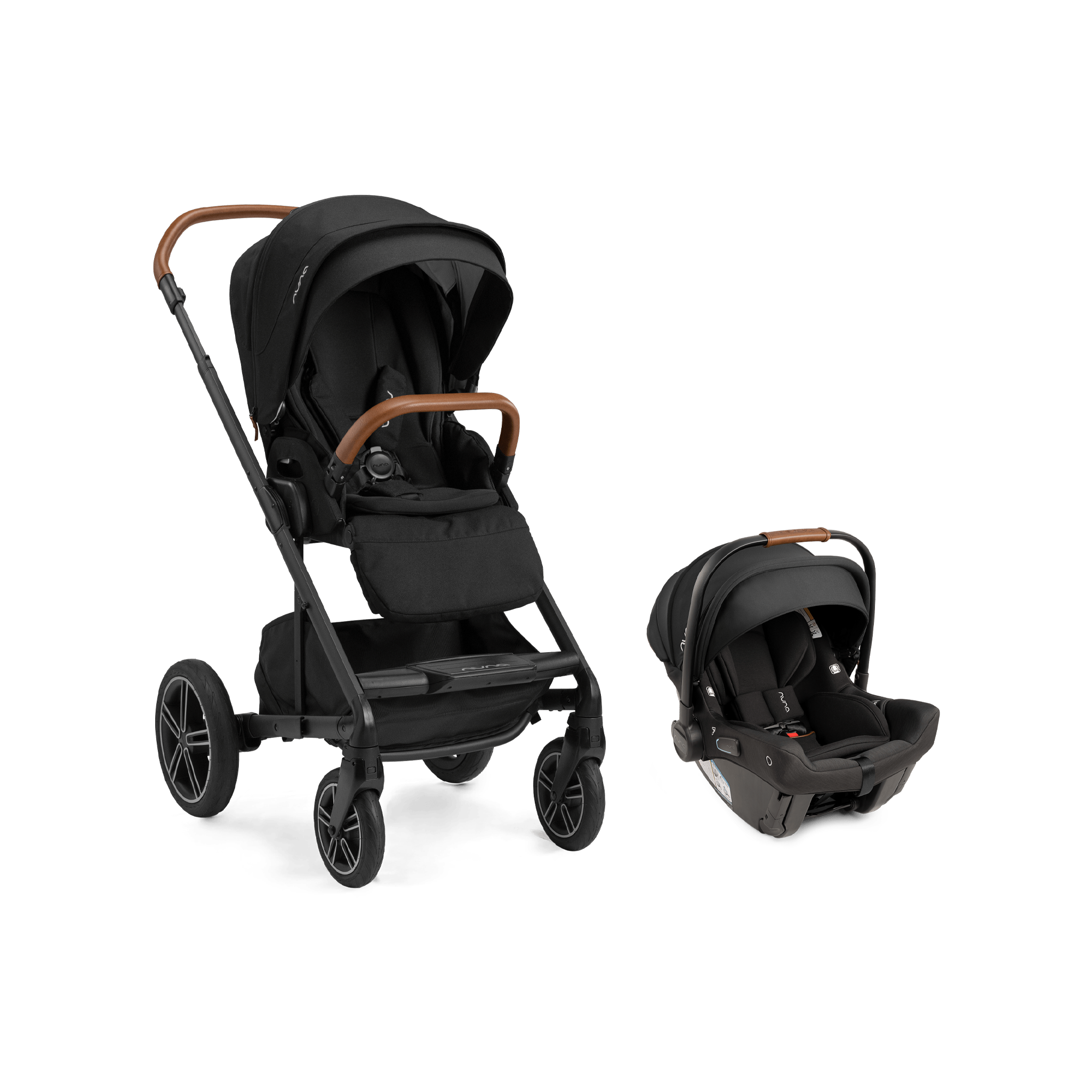 mixx™ next + pipa™ urbn Travel System in Caviar - Tots to Teens Furniture